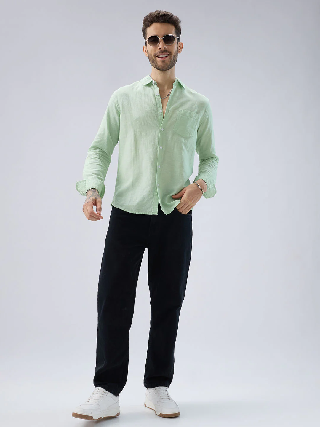Cool Pastel Green Shirt - Image 8