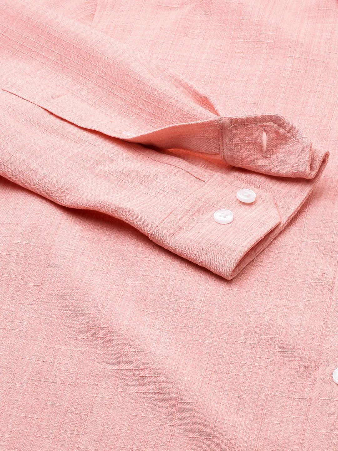 Coral Slub Textured Shirt - Image 3