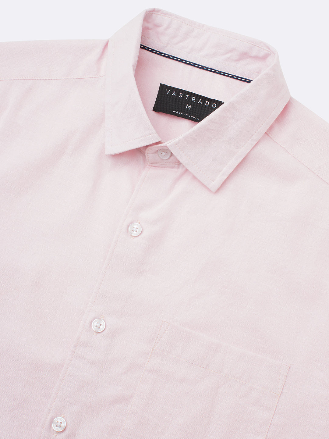 Cotton Candy Pink Slub Shirt - Image 3