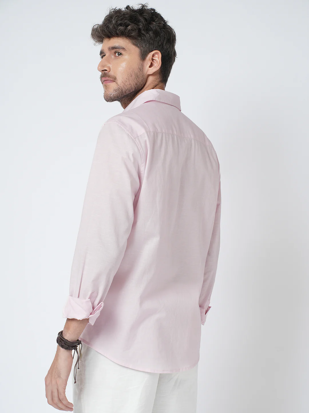 Cotton Candy Pink Slub Shirt - Image 7
