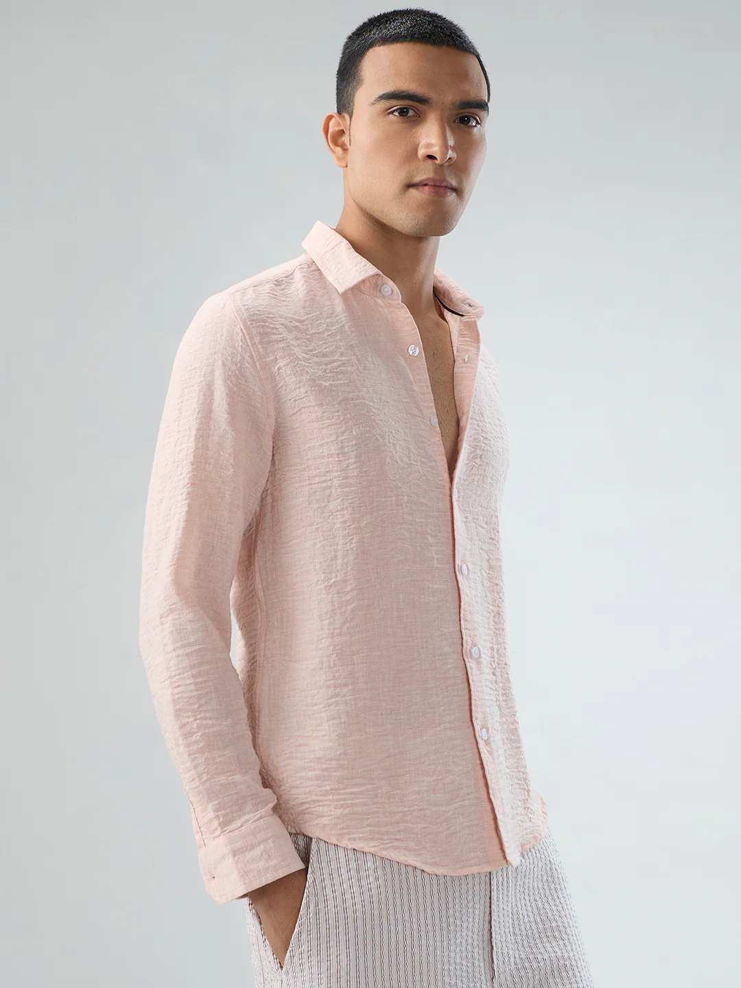 Crayola Peach Parfait Solid Shirt - Image 5