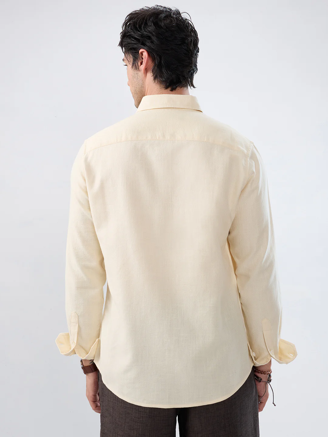 Creamstone Micro-Weave Textured Shirt - Image 6