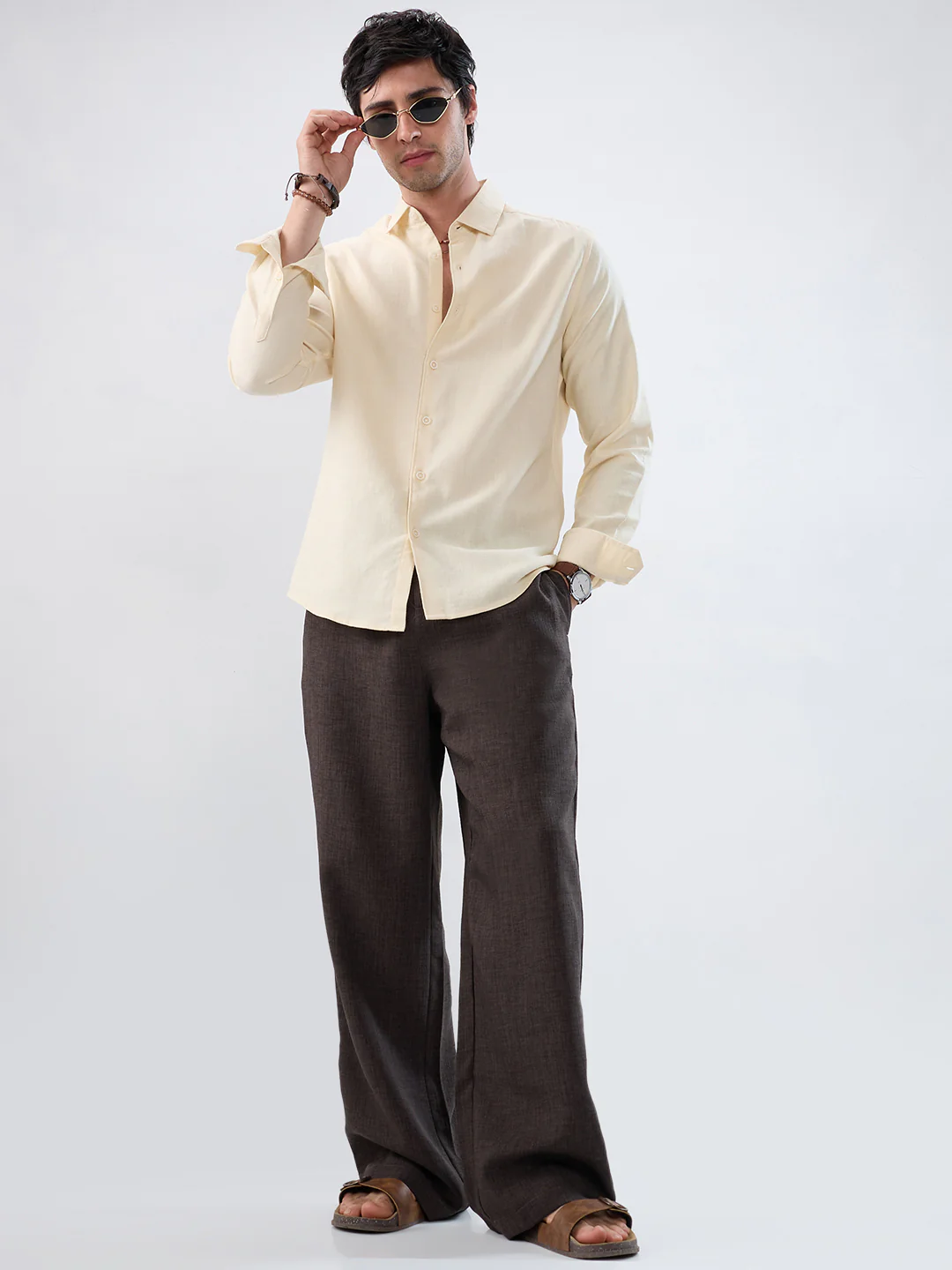 Creamstone Micro-Weave Textured Shirt - Image 7