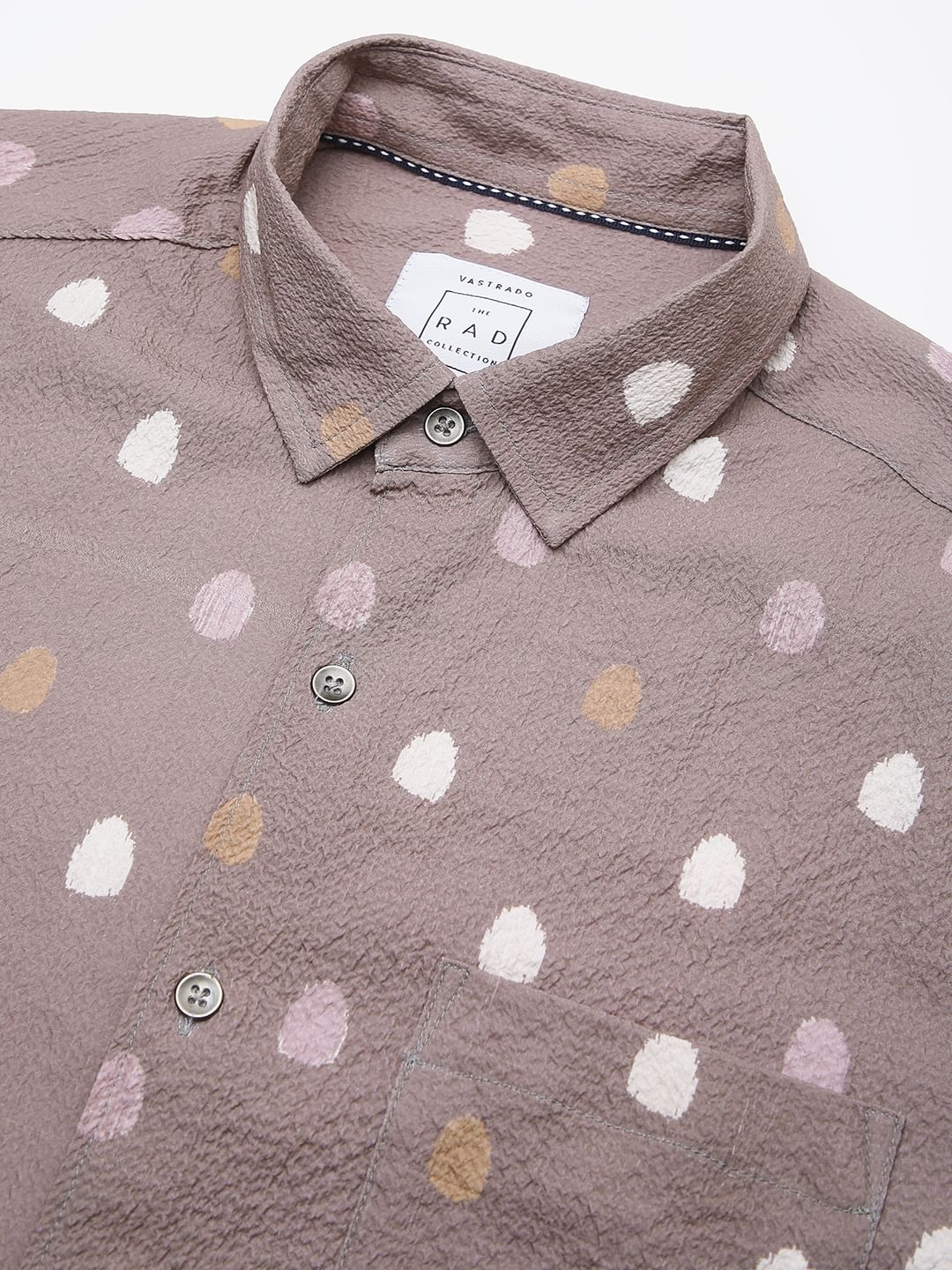 Creased Multicolour Printed Shirt - Image 3