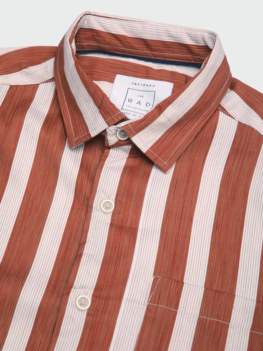 Crimson Red Luxe Jacquard Shirt - Image 3