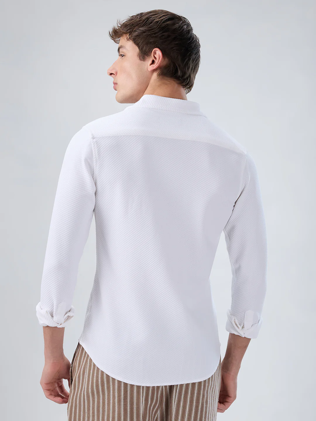 Crystal White Tactile Shirt - Image 6