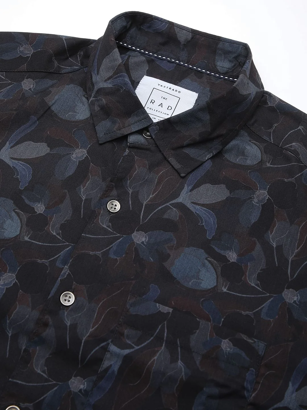 Debonair Black Floral Shirt - Image 3