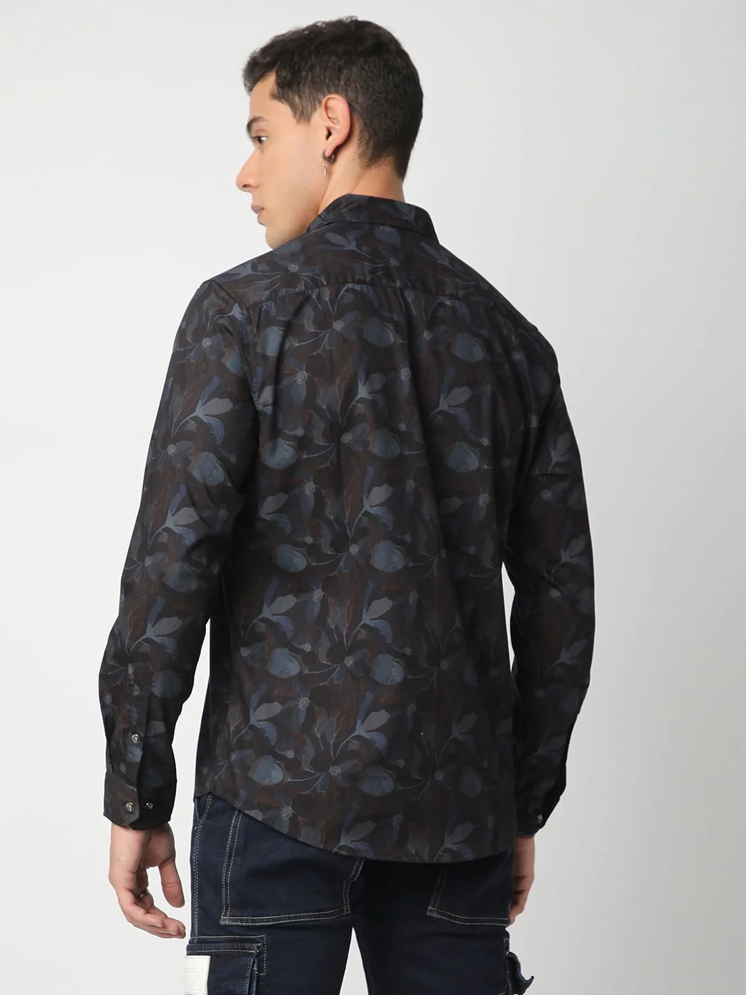 Debonair Black Floral Shirt - Image 6