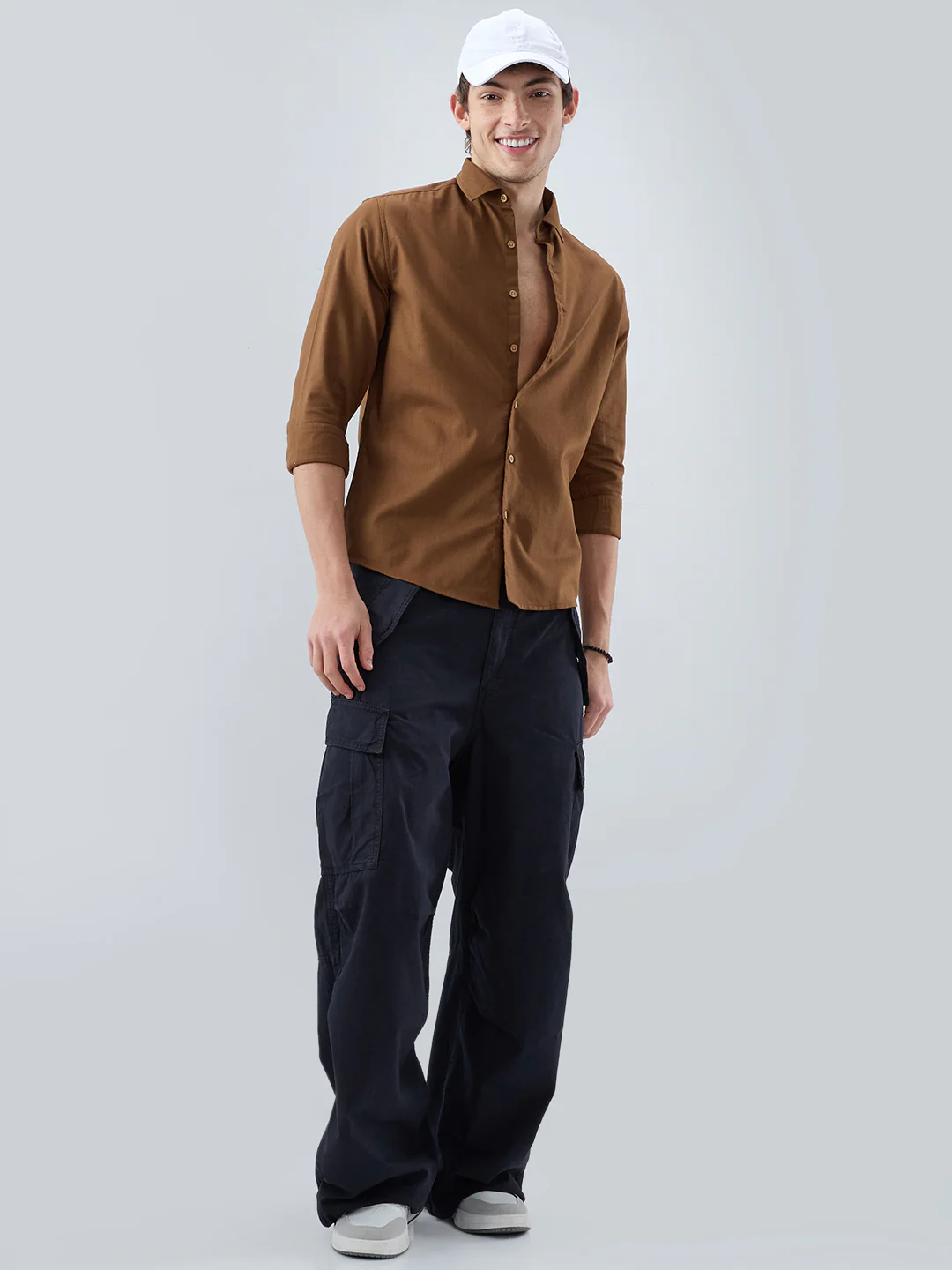 Deep Brown Dense Weave Shirt - Image 8