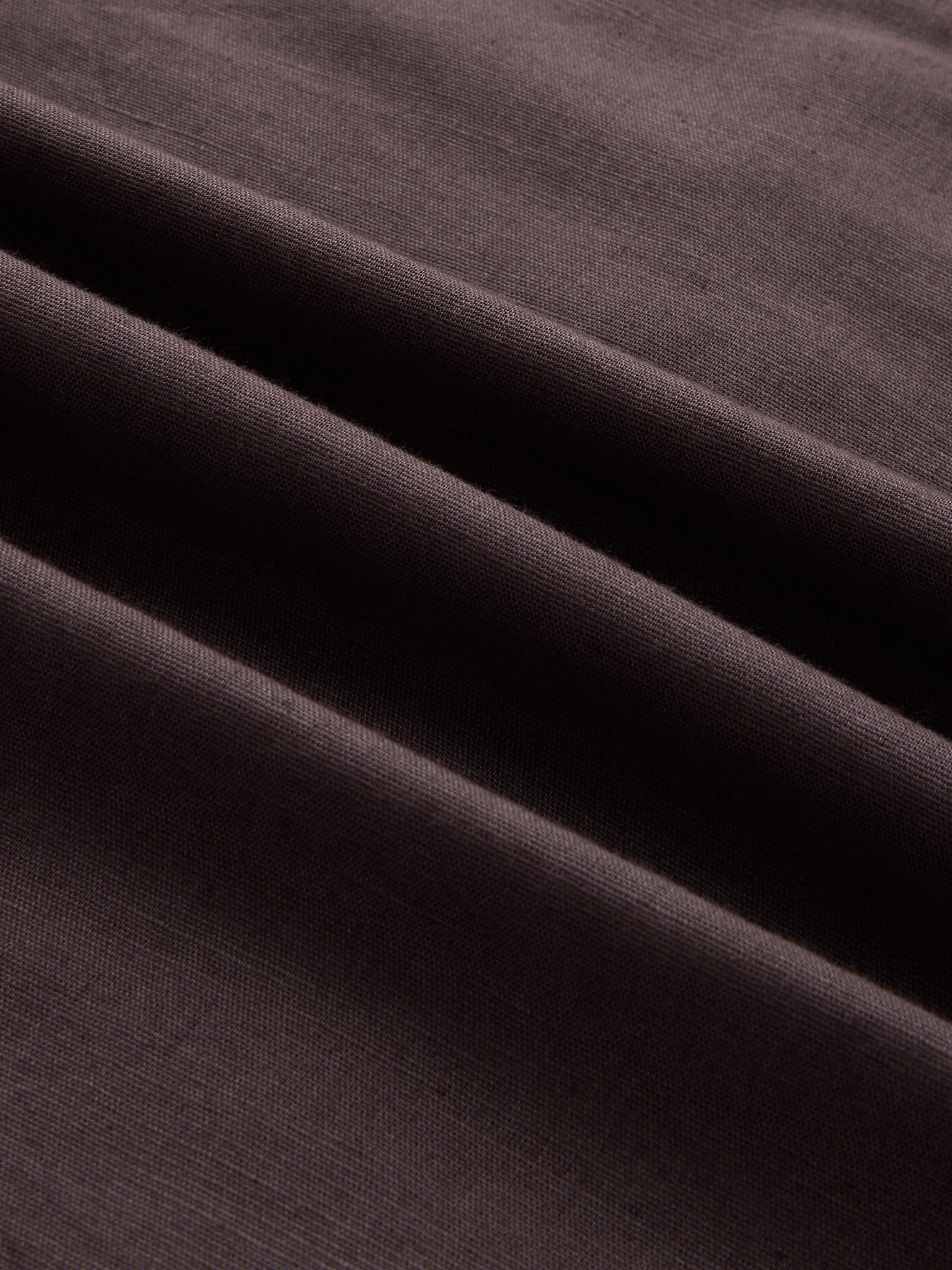Deep Brown Everyday Linen Kurta - Image 9