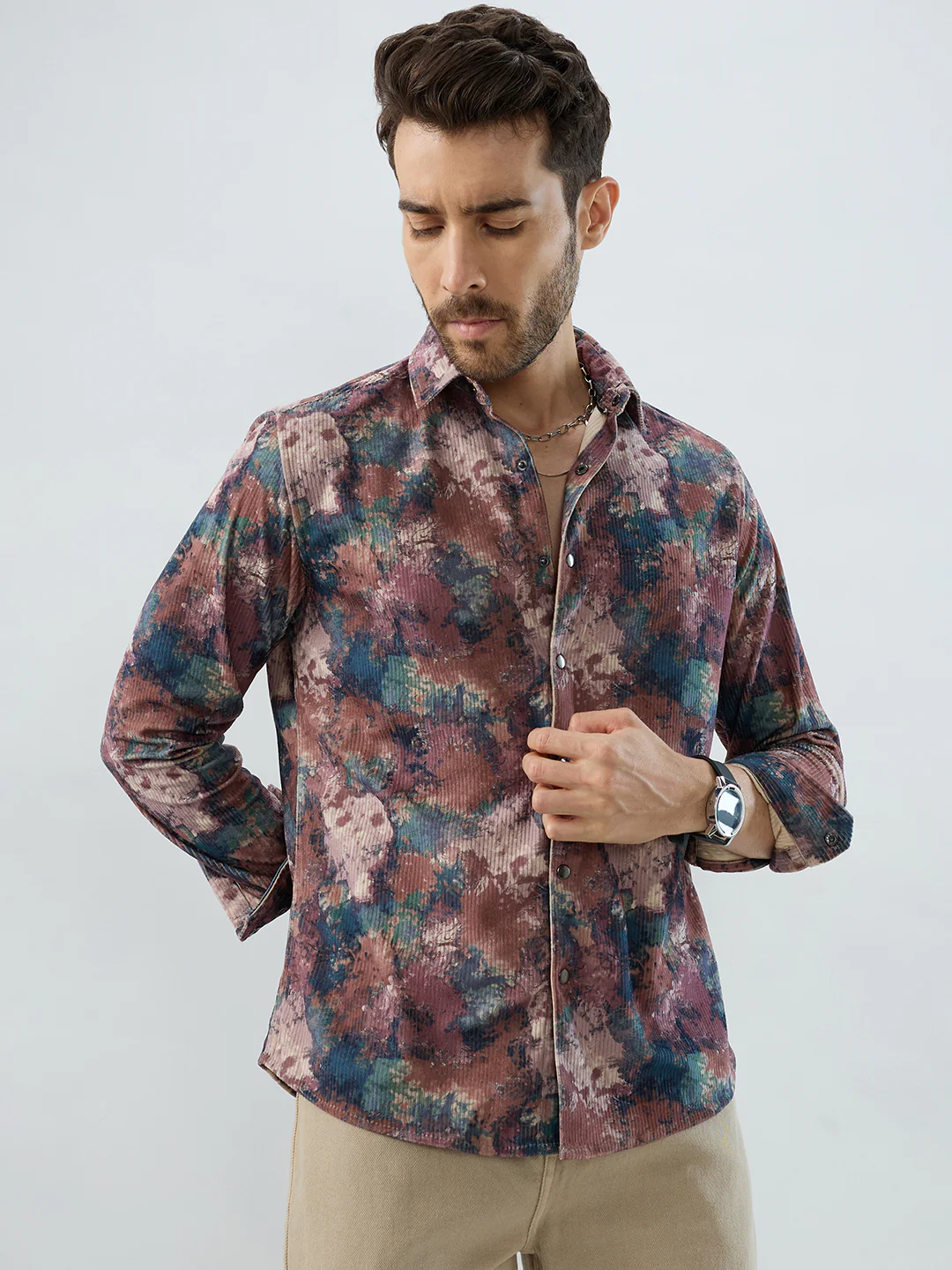Desert Mirage Washed Corduroy Shirt - Image 5
