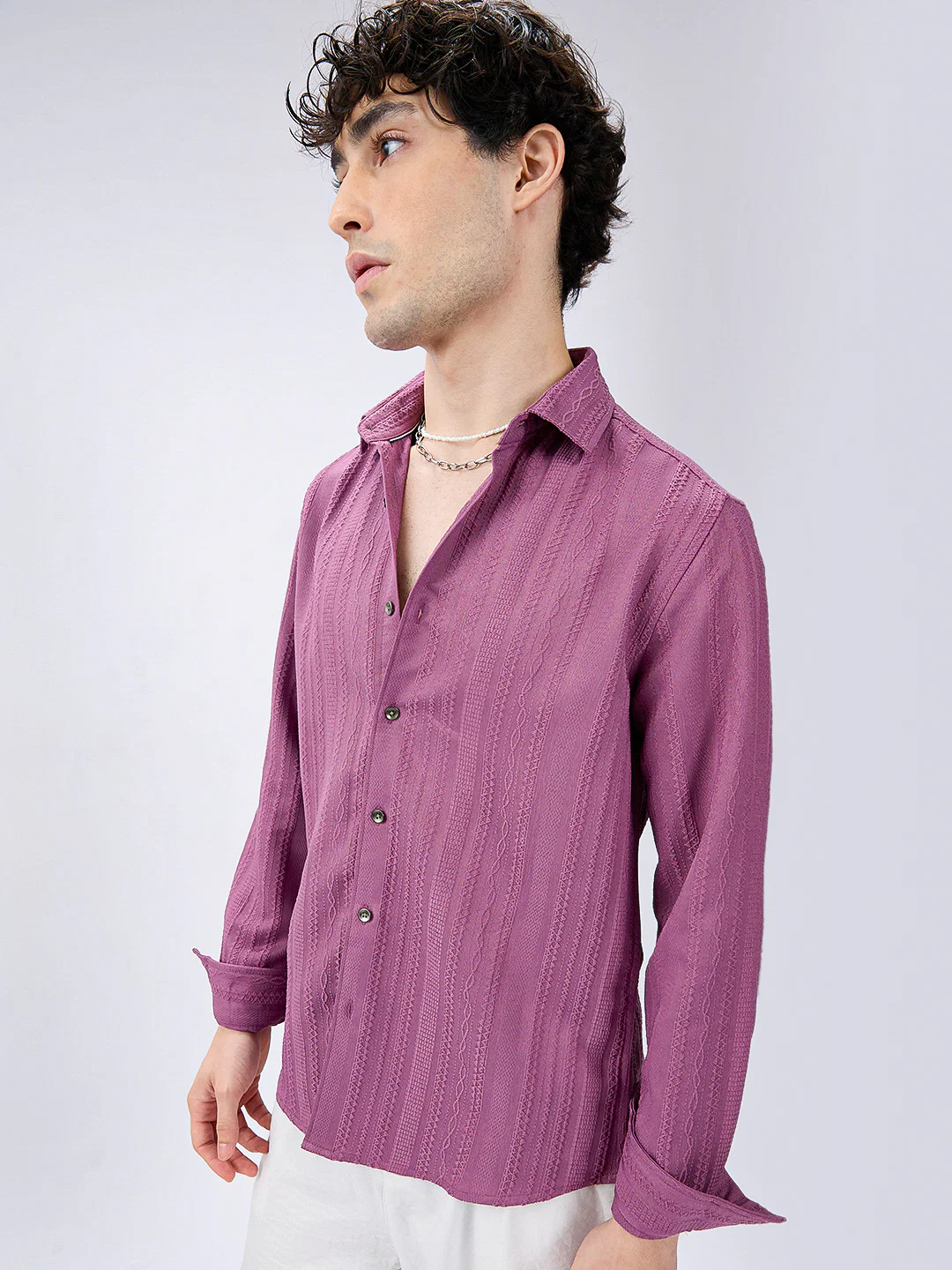 Dustrose Parallel Weave Dobby Luxe Shirt - Image 5