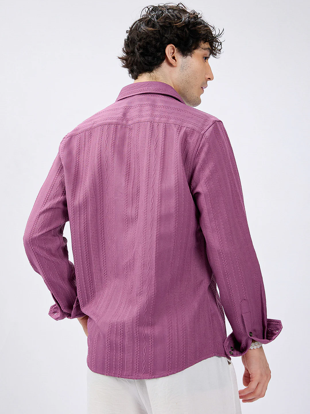 Dustrose Parallel Weave Dobby Luxe Shirt - Image 6
