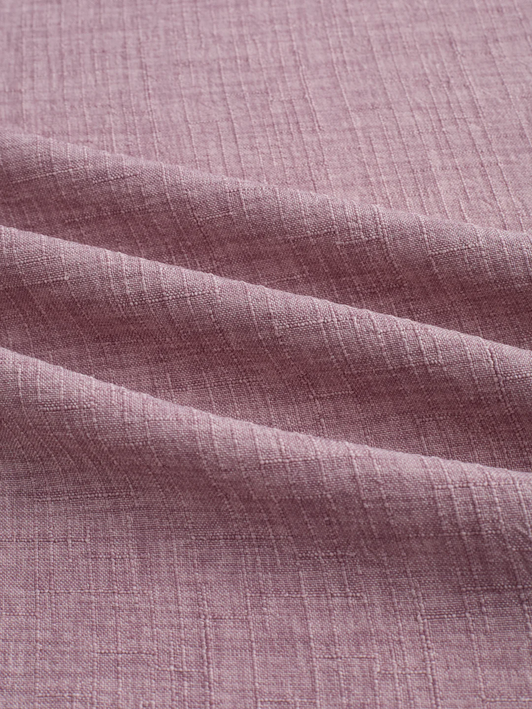 Dusty Mauve Refined Slub Textured Shirt - Image 3