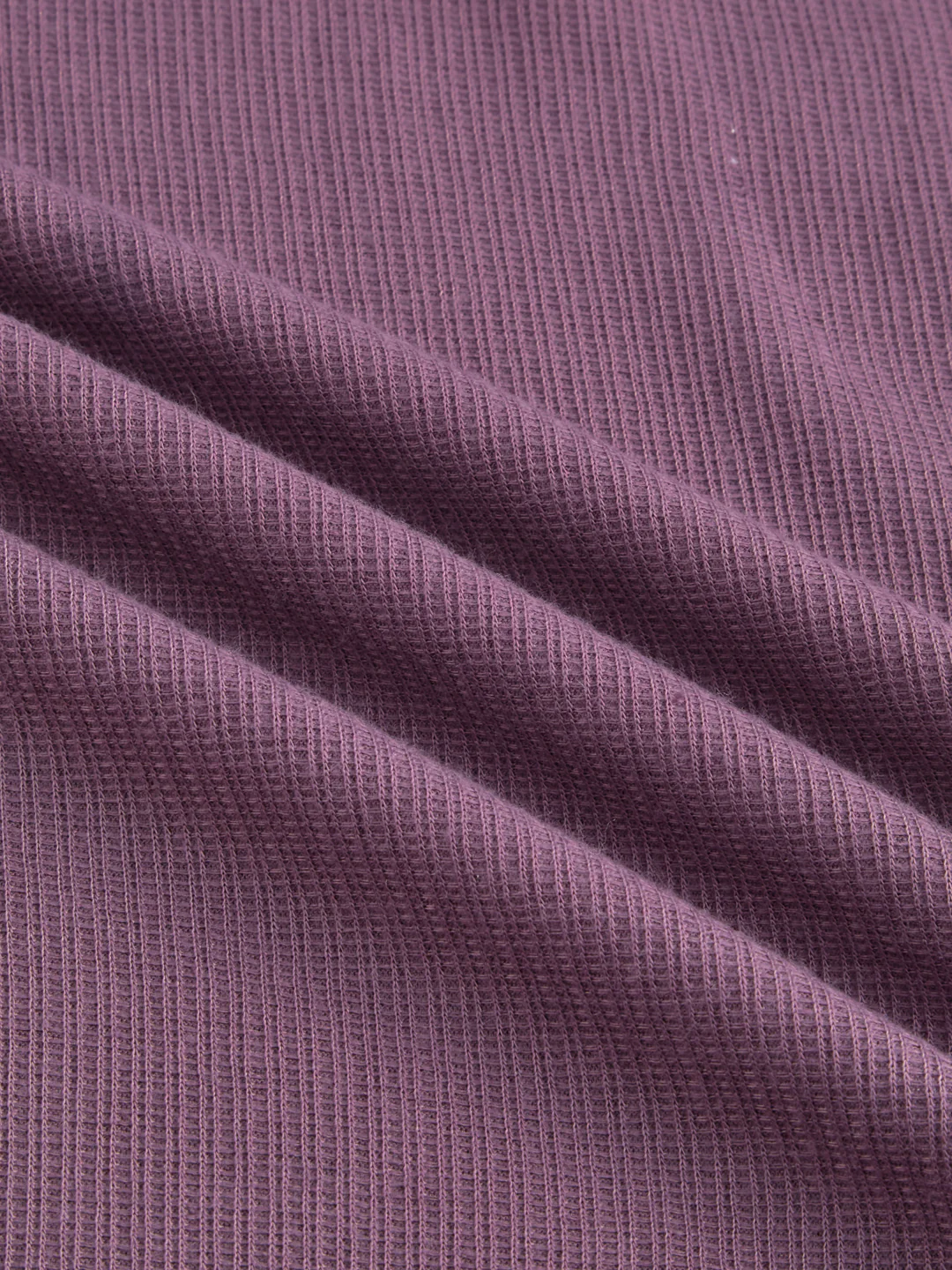 Dusty Purple Micro Weave Knitted Oversized Polo Shirt - Image 3