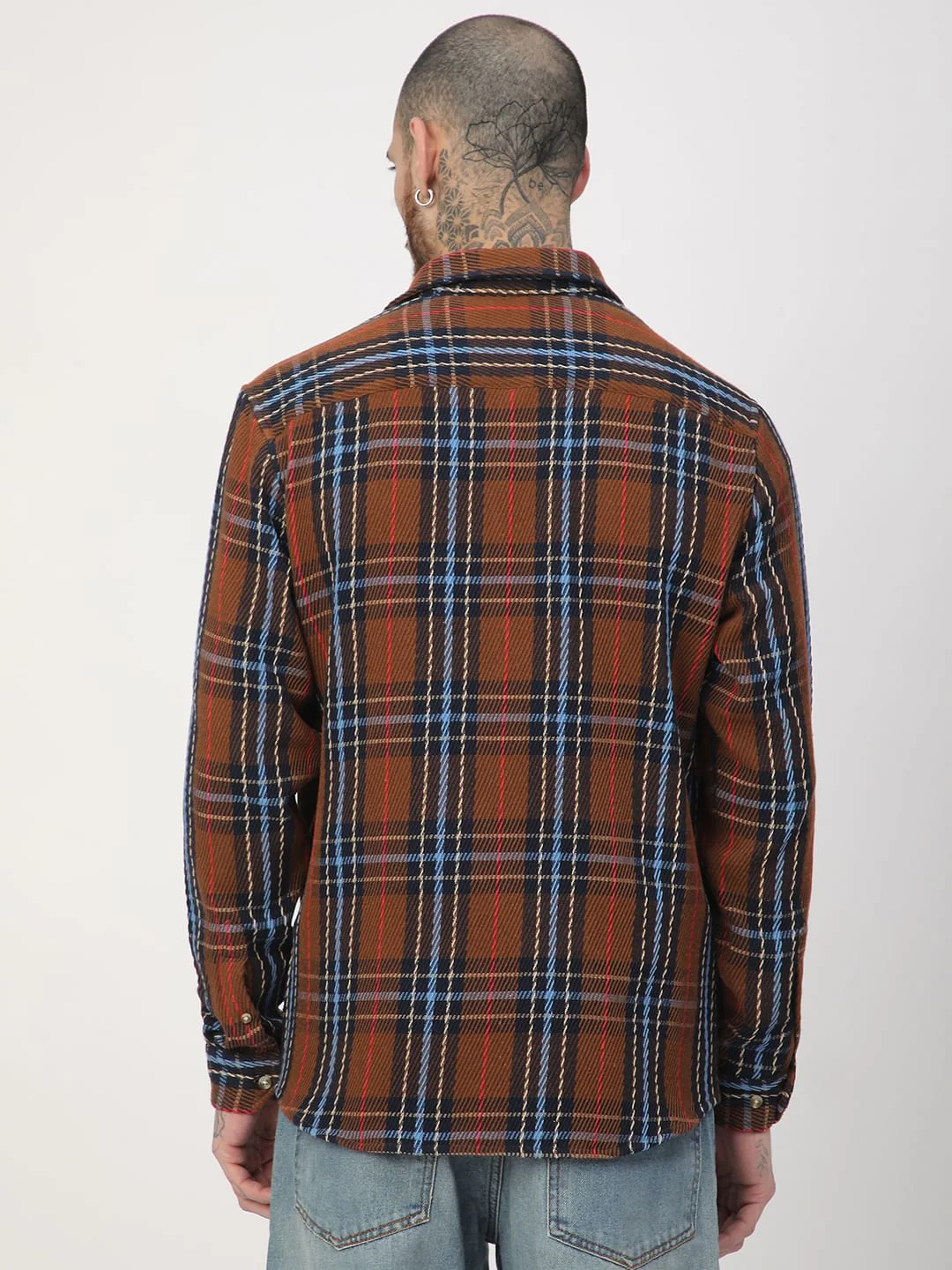 Elegance Multicolour Heavy Twill Checks Shirt - Image 7