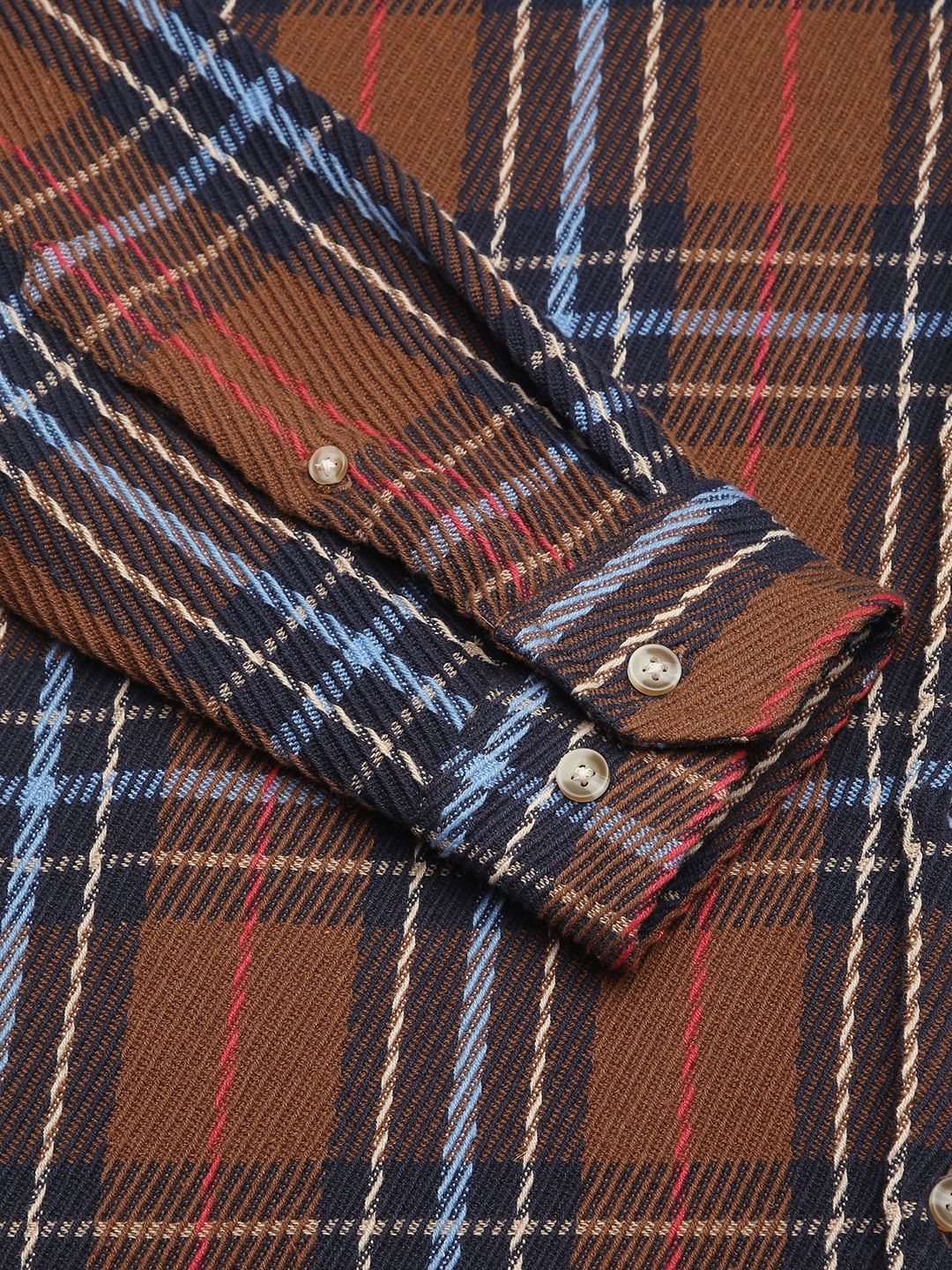 Elegance Multicolour Heavy Twill Checks Shirt - Image 9