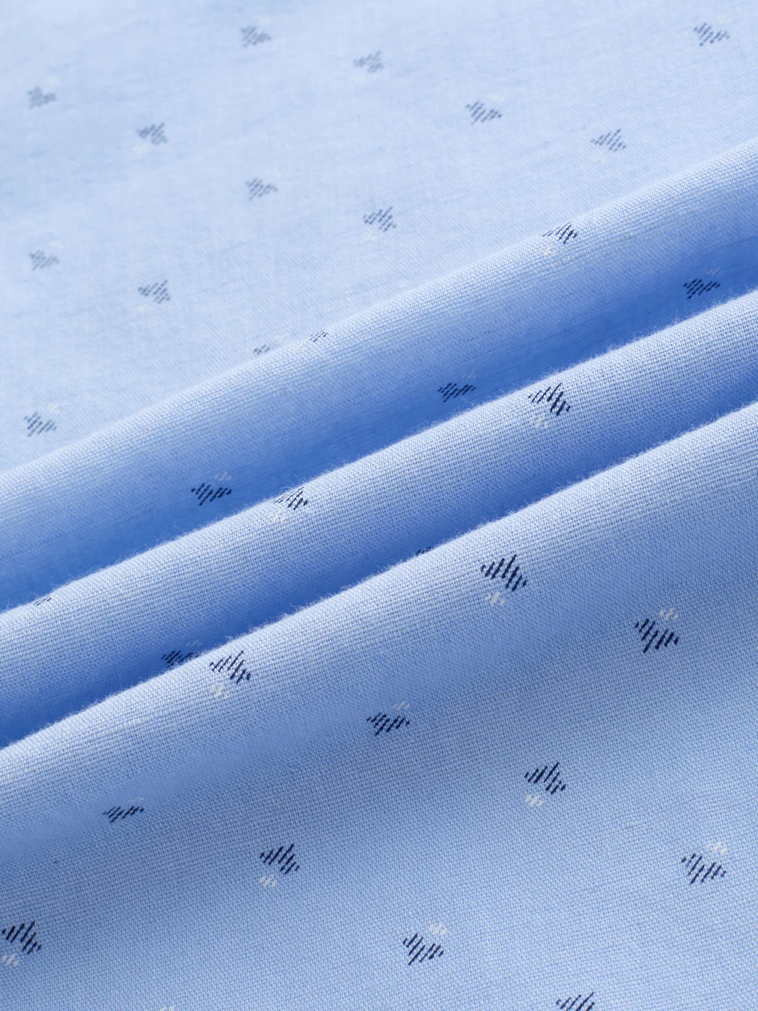 Elegant Blue Printed Everyday Shirt - Image 3