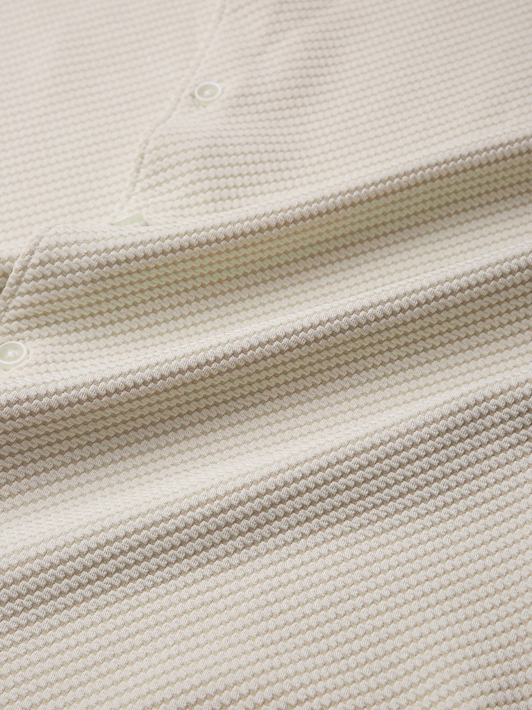 Elegant Cream Illusion Panel Shirt - Image 7