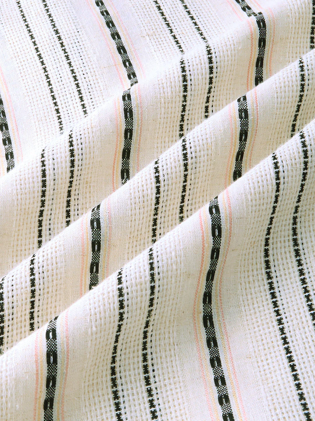 Elegant Ivory Loomed Textured Kurta - Image 9