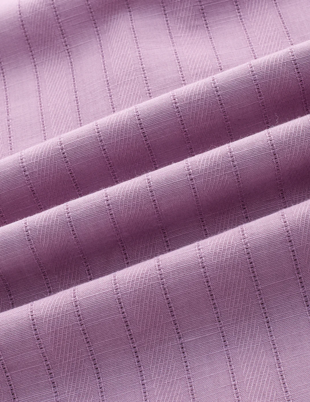 Elegant Lavender Textured Striped Kurta - Image 3