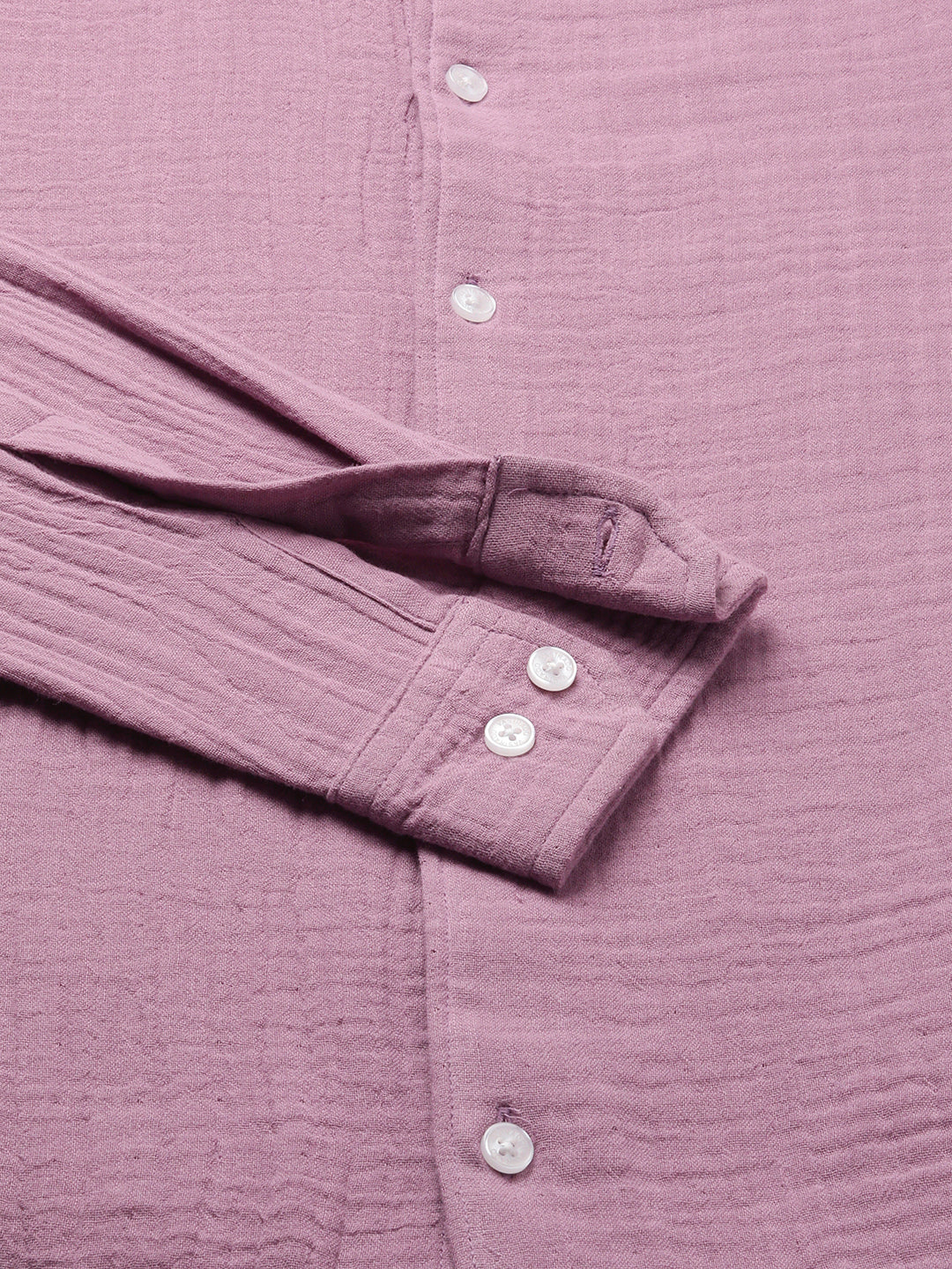 Elegant Lilac Double Cloth Shirt - Image 9