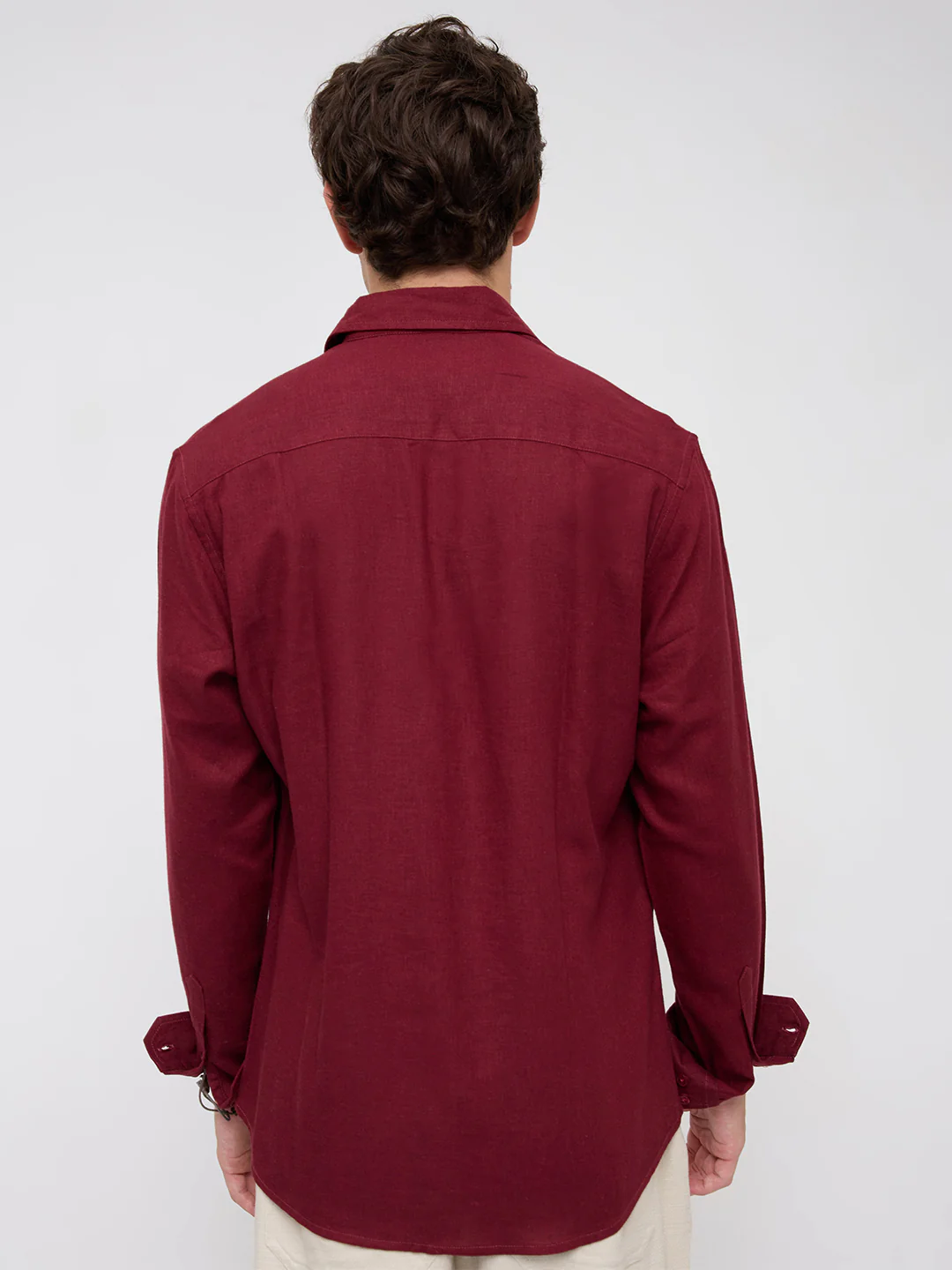 Elegant Maroon Everyday Shirt - Image 7