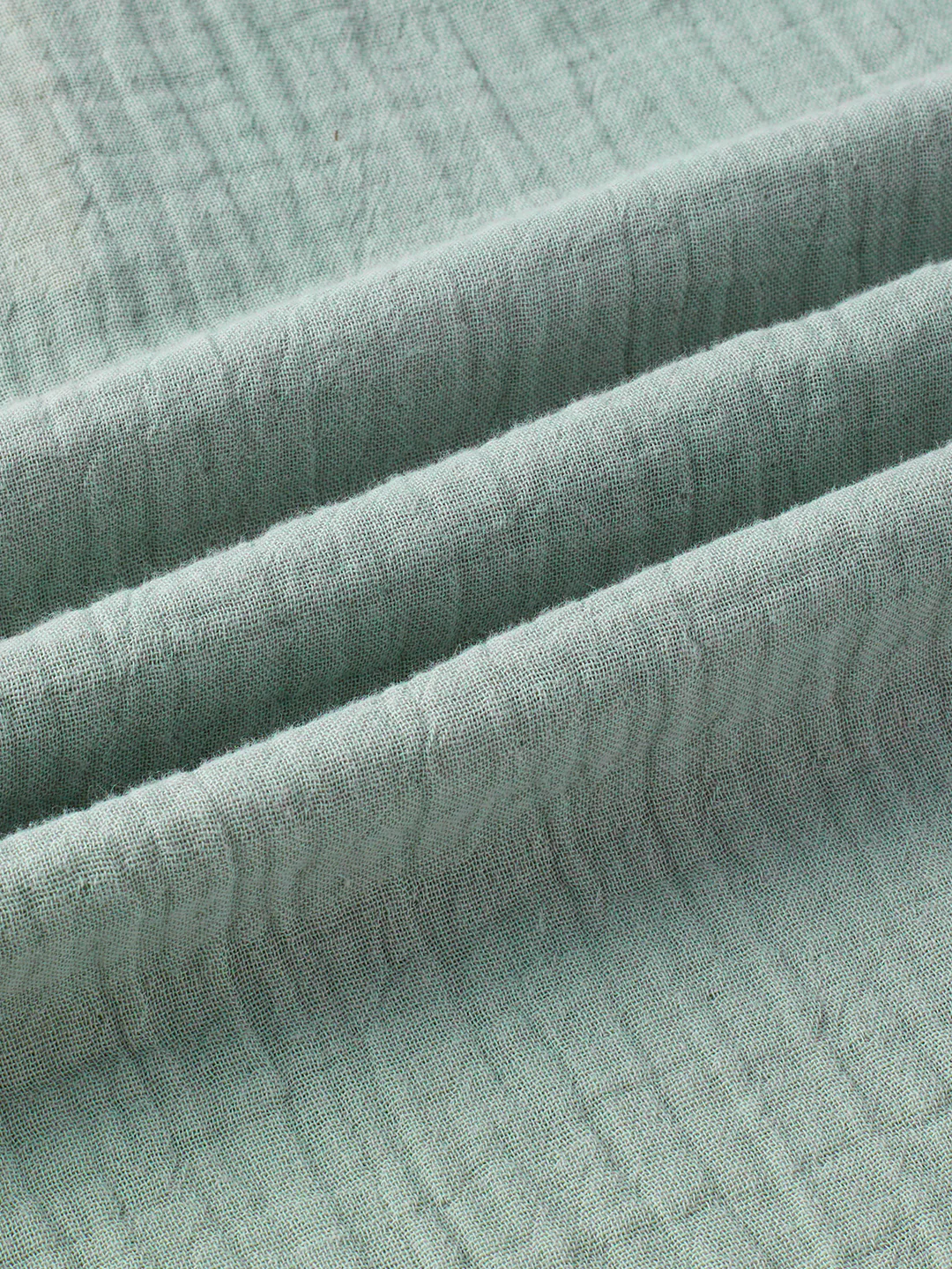 Elegant Seafoam Green Double Cloth Kurta - Image 8