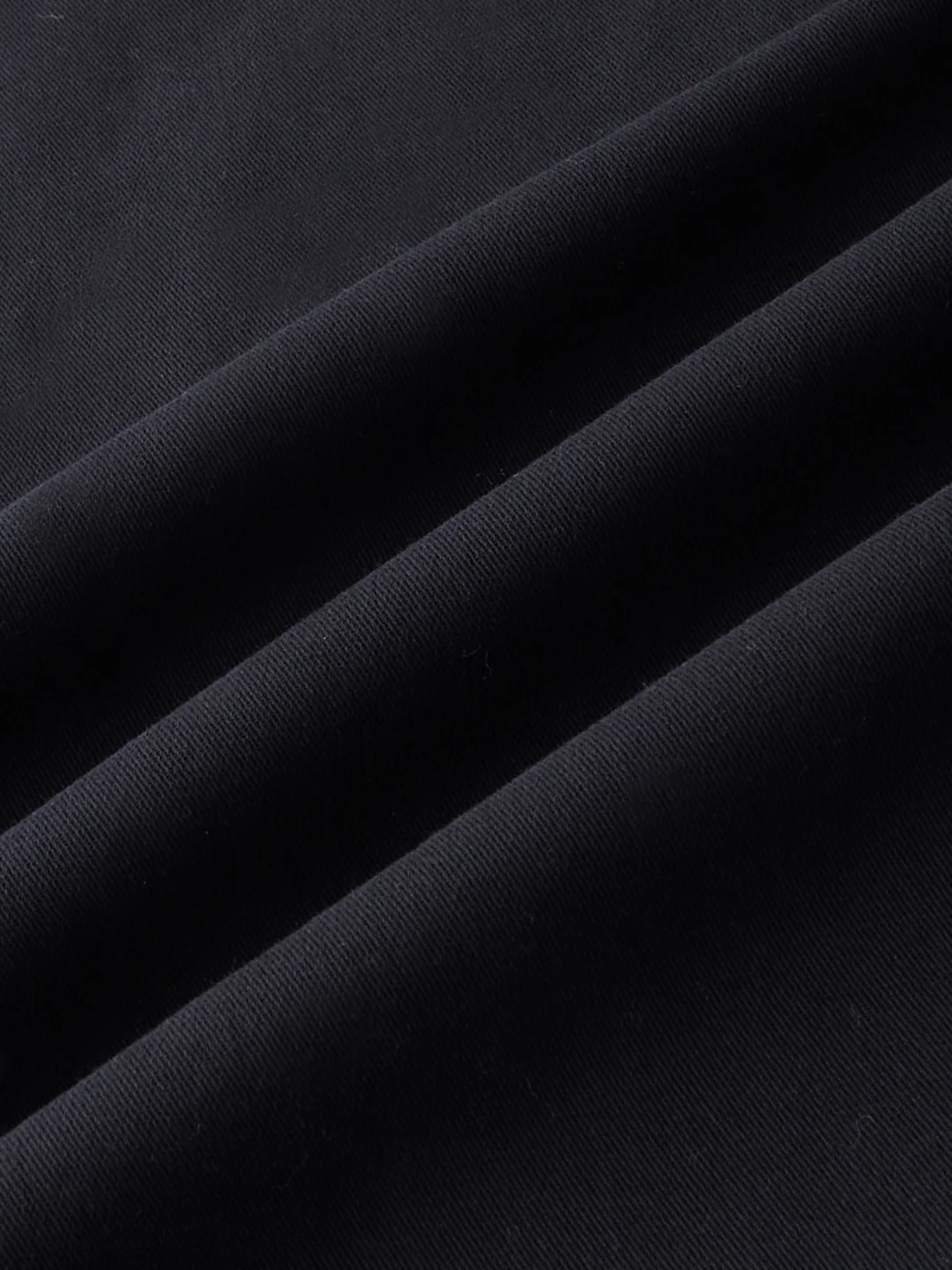 Elegant Solid Black Double Pocket Overshirt - Image 9
