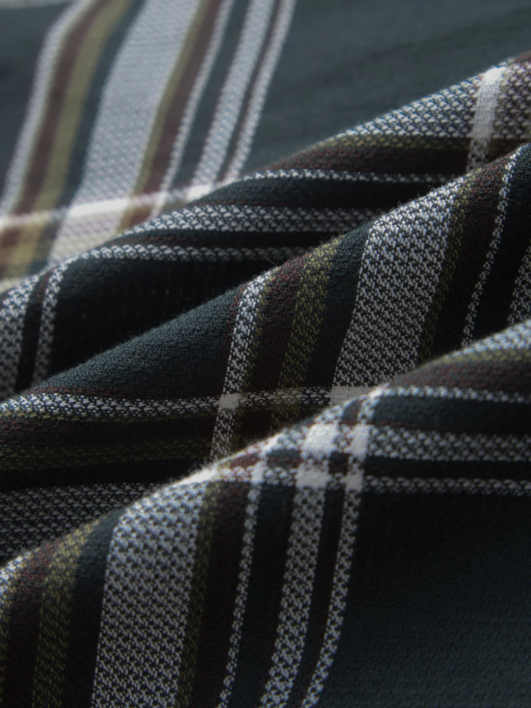 Emerald GreenStatement Casual Check Shirt - Image 3