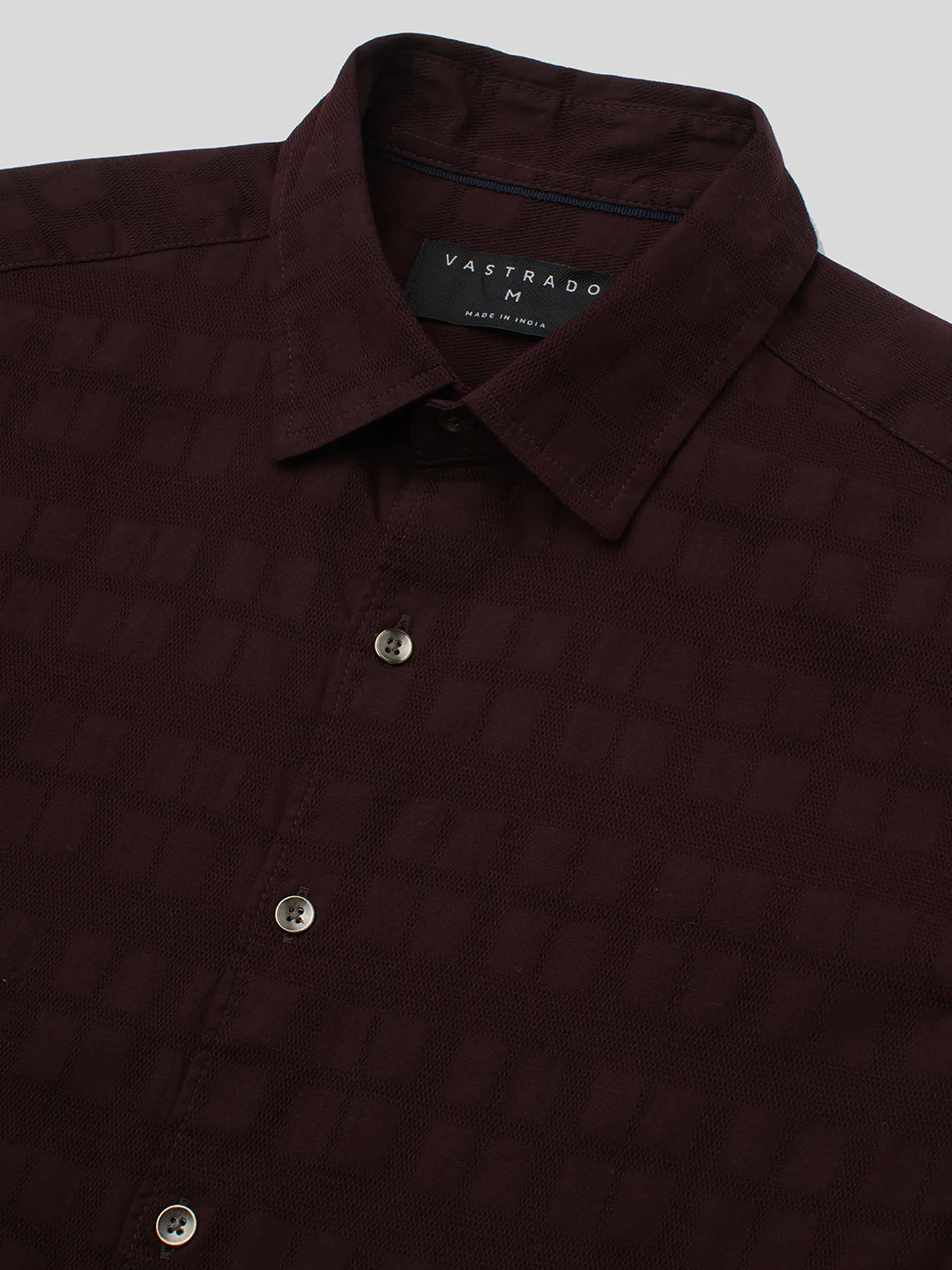 Espresso Geometric Woven Shirt - Image 3