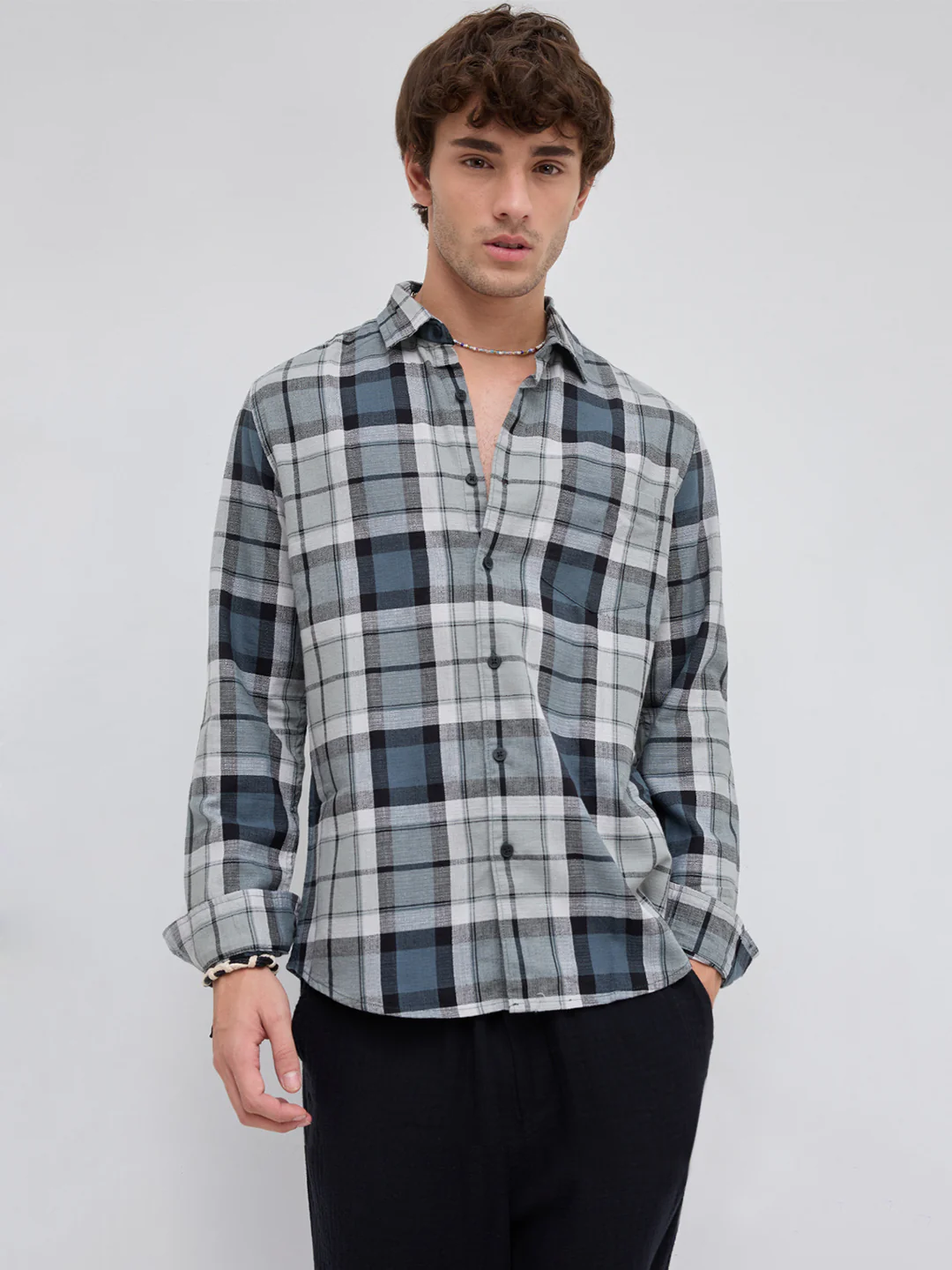 Evergreen Elite Cyber Grid Shirt - Image 5