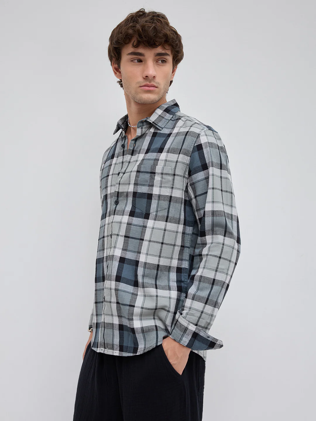 Evergreen Elite Cyber Grid Shirt - Image 6