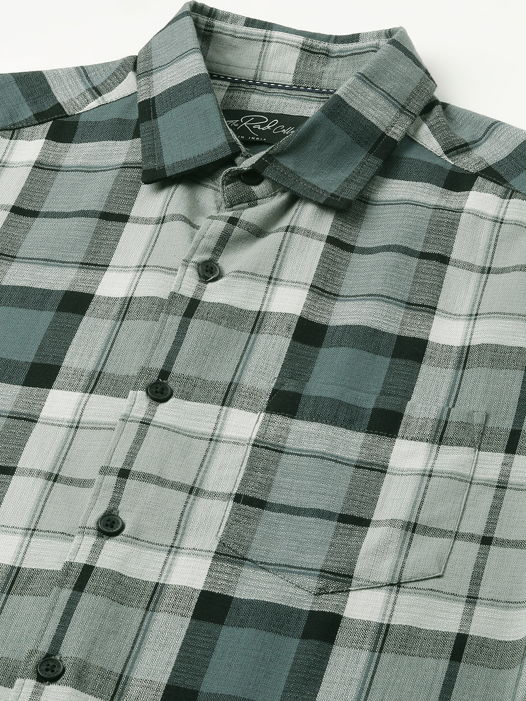 Evergreen Matrix Plaid Checks Shirt - Image 3