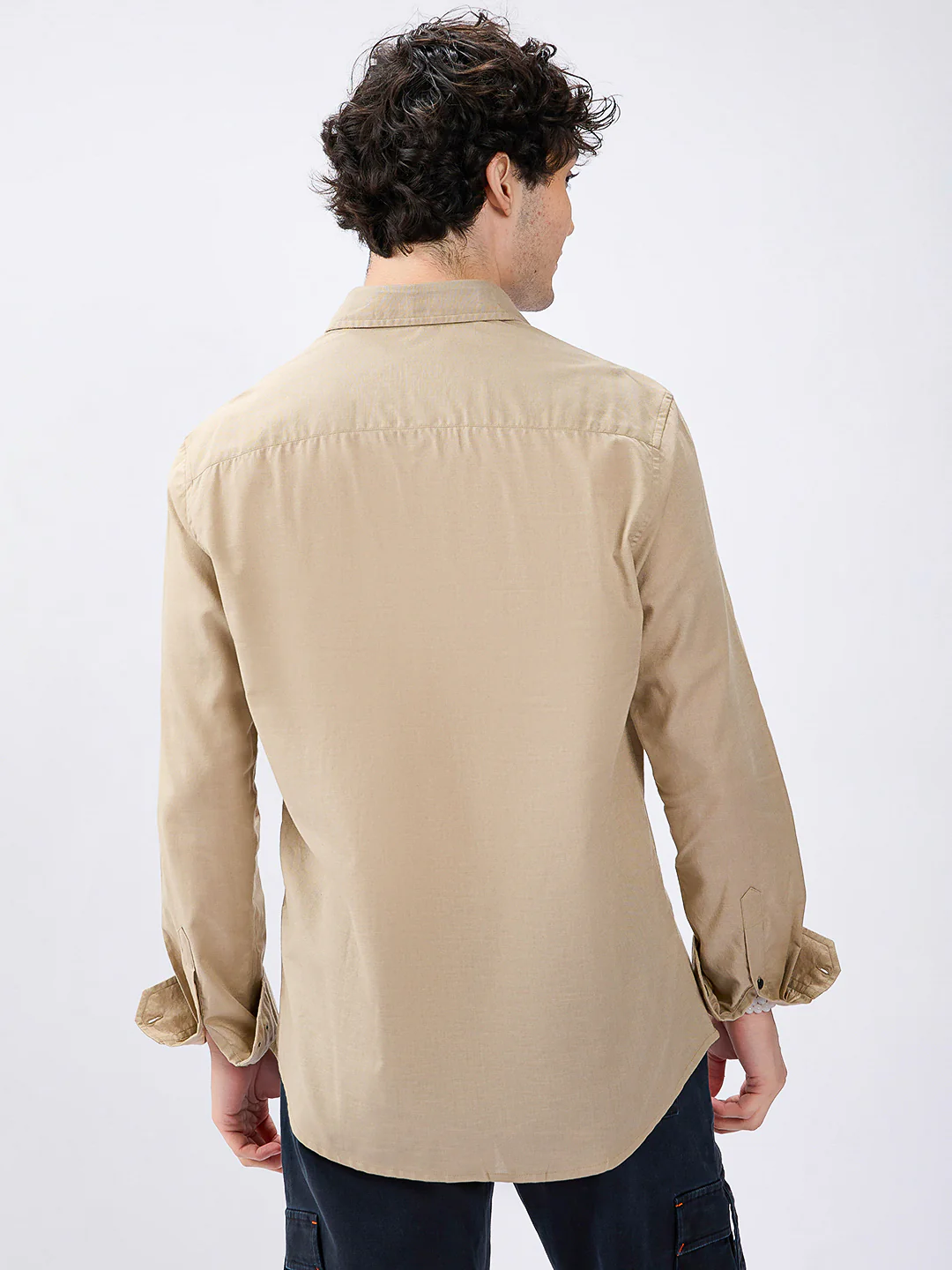 Everyday Khaki Slub Shirt - Image 7