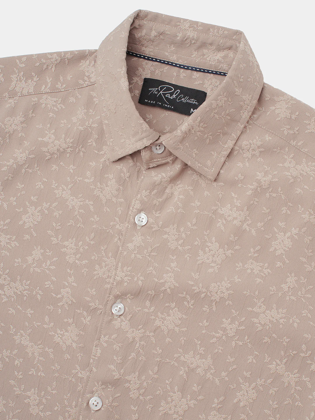 Floral Sand Luxe Weave Shirt - Image 3