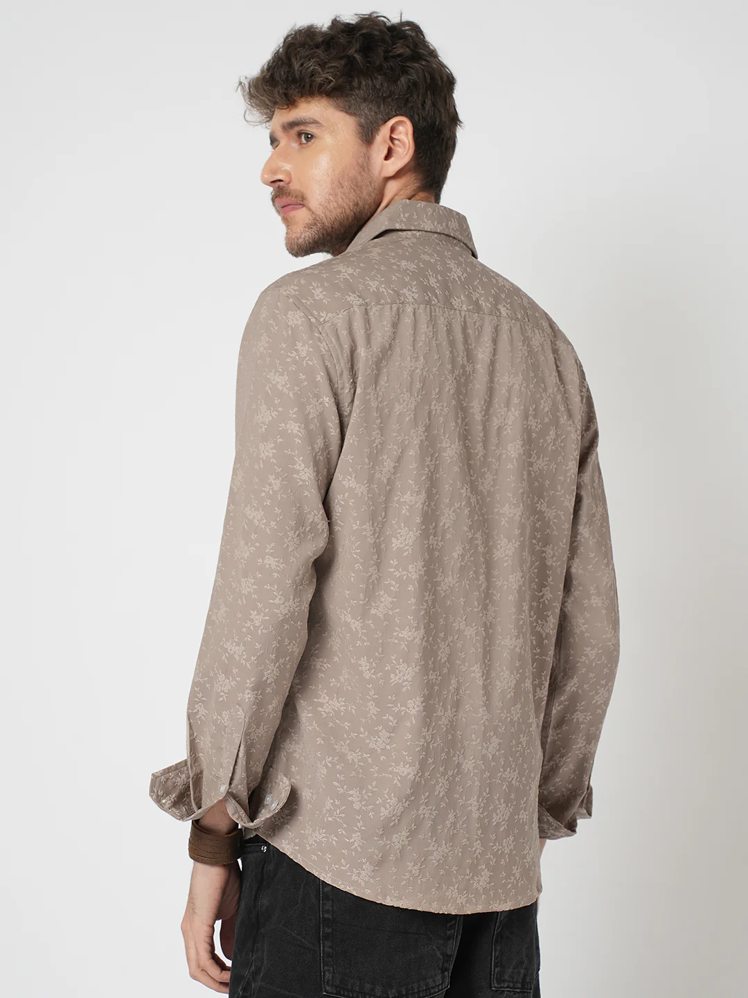 Floral Sand Luxe Weave Shirt - Image 7