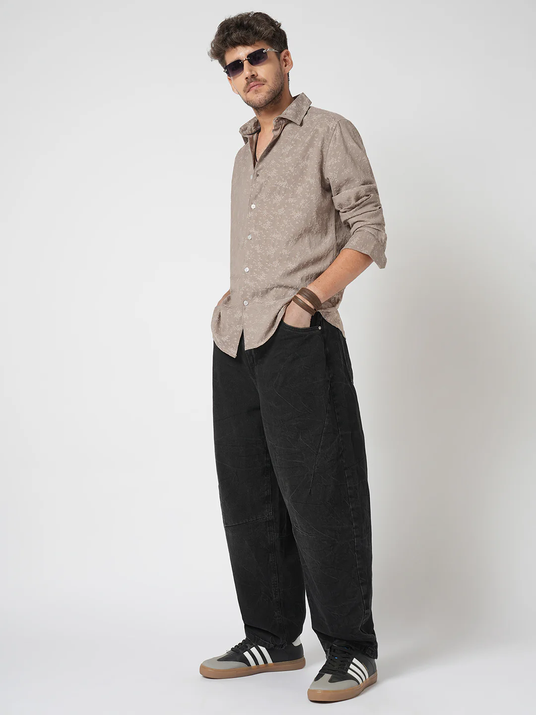 Floral Sand Luxe Weave Shirt - Image 8