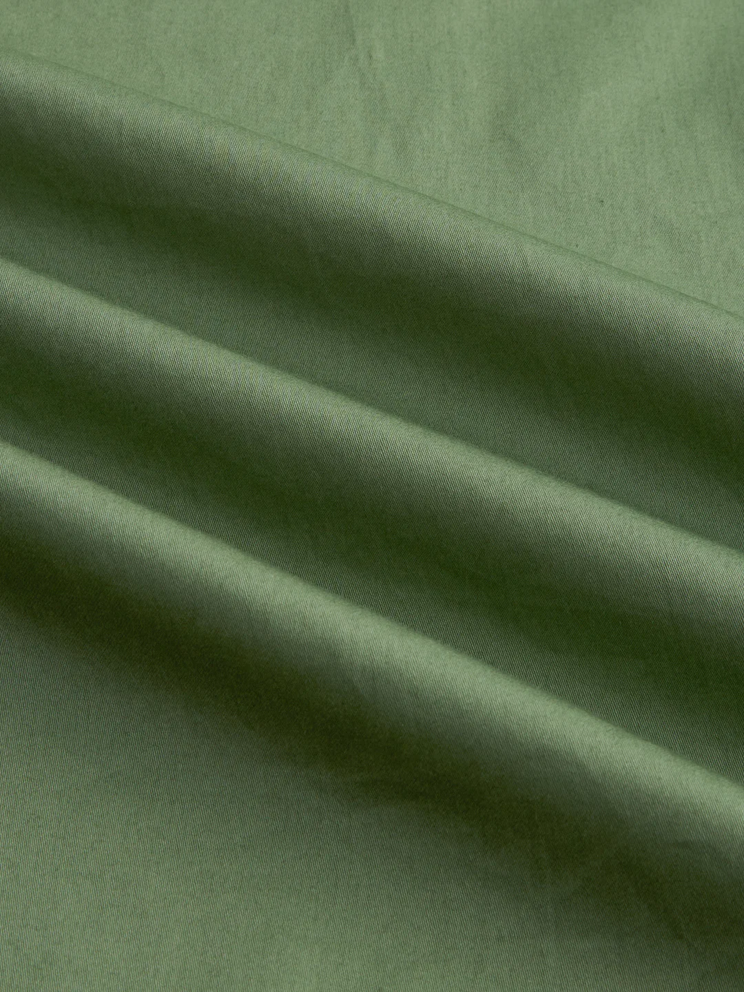 Forest Sheen Luxe Satin Button-down Collar Shirt - Image 3