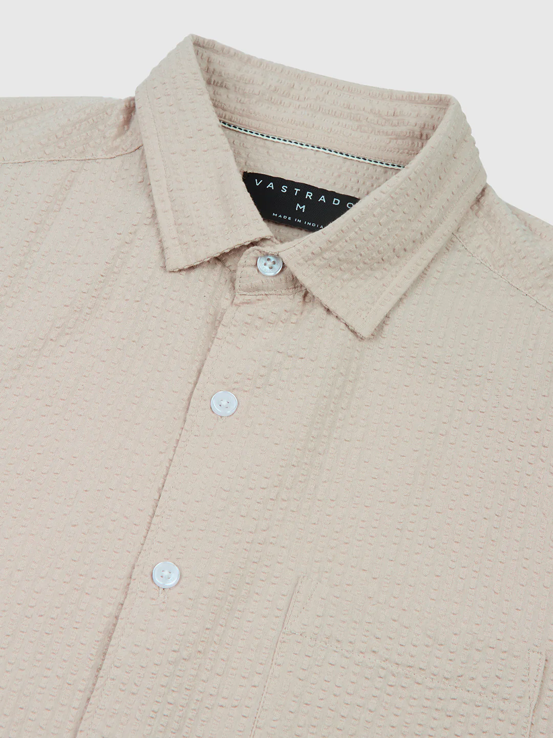 Glacier Grey Seersucker Shirt - Image 3