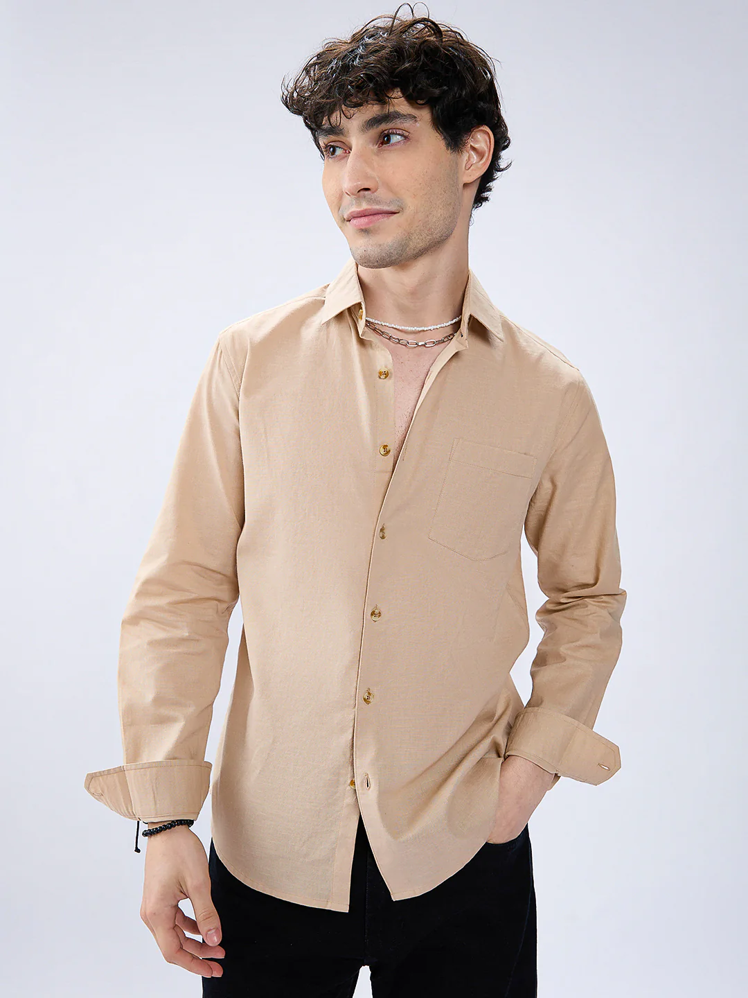 Golden Fawn Slub Shirt - Image 2