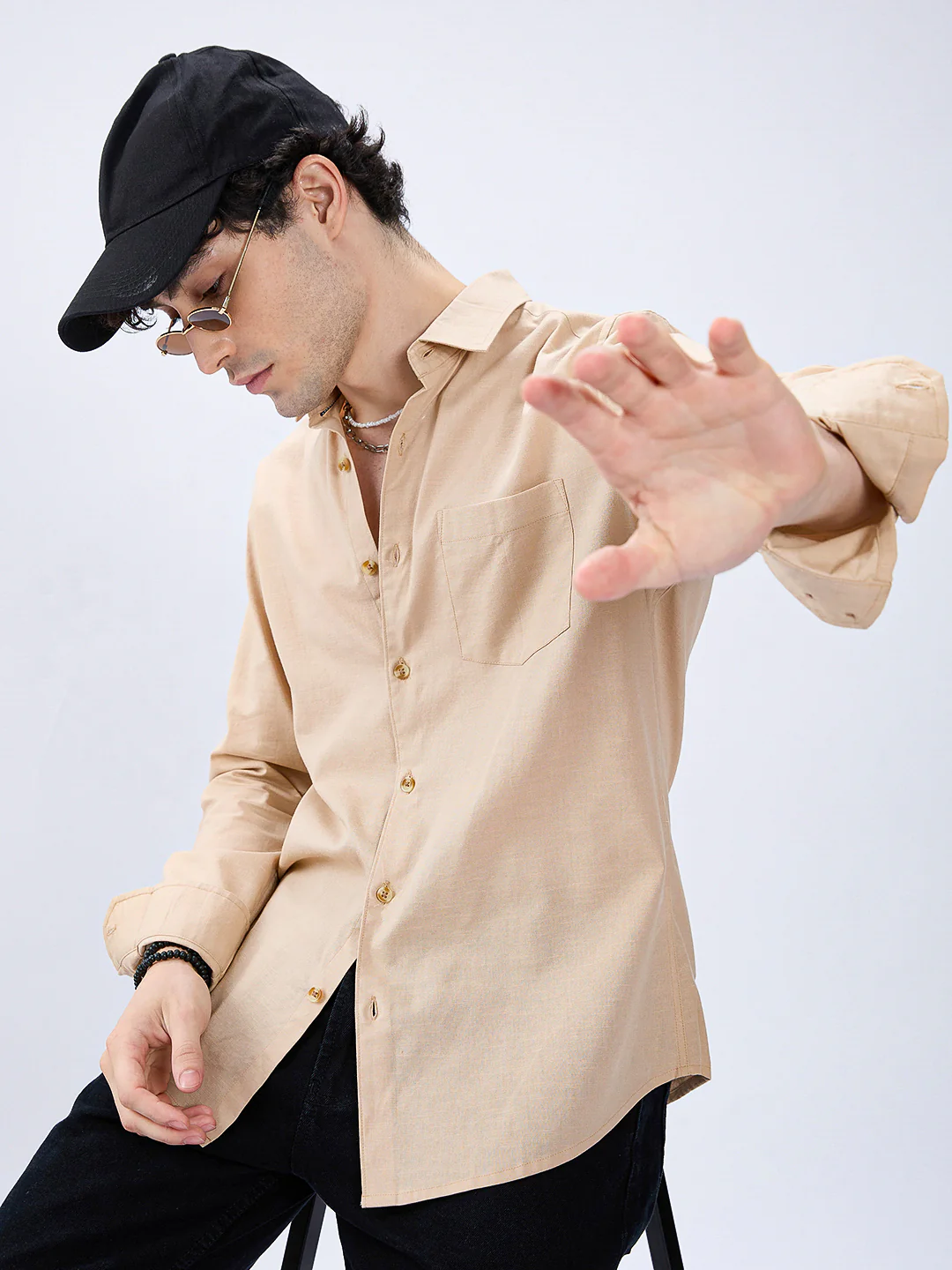 Golden Fawn Slub Shirt - Image 4