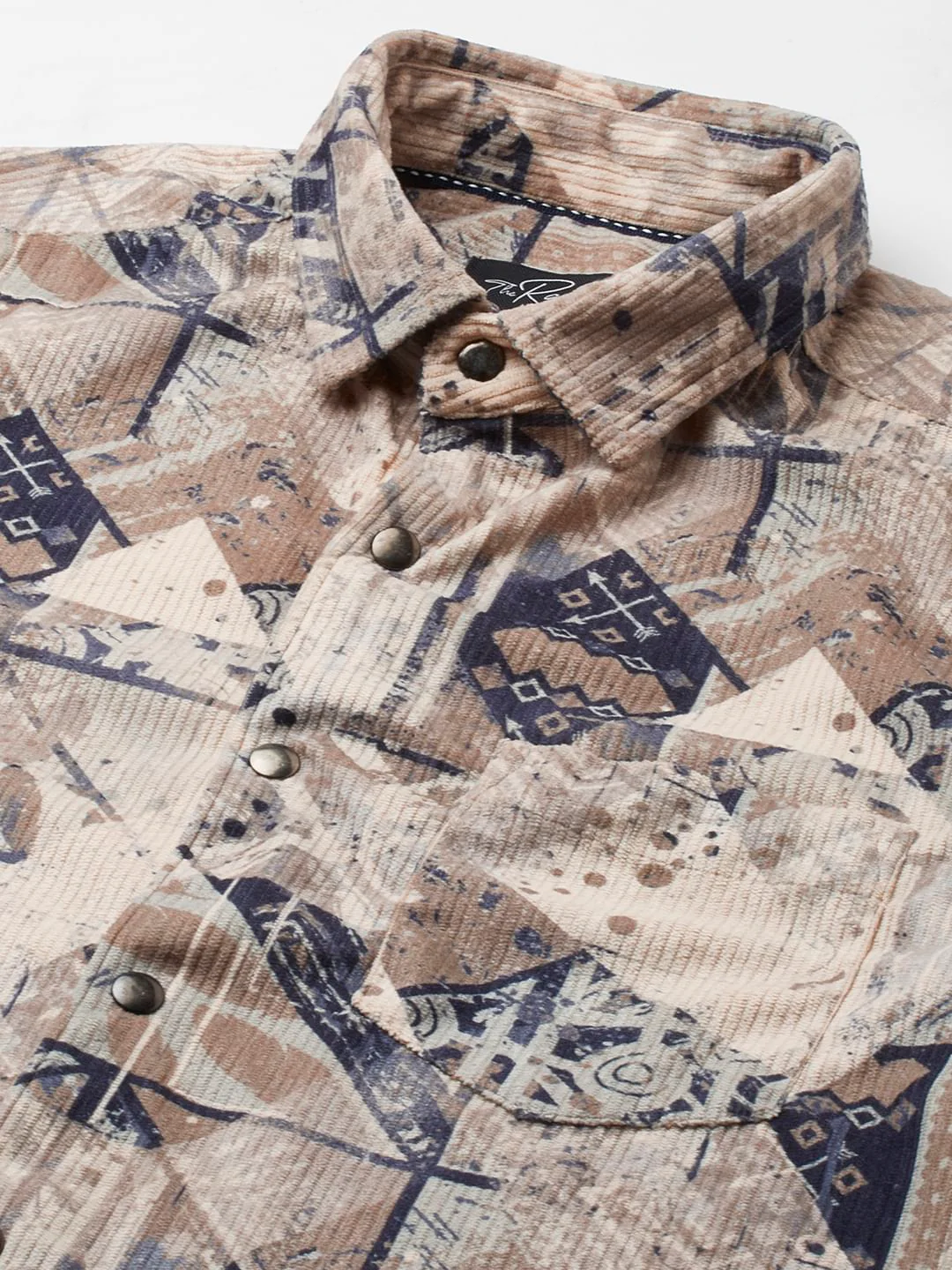 Graffito Multicolour Corduroy Shirt - Image 3