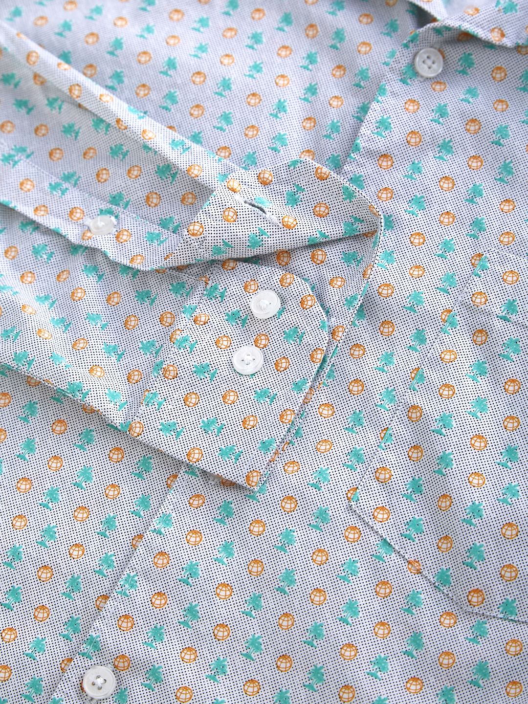 Grey Printed Shirt - Image 3