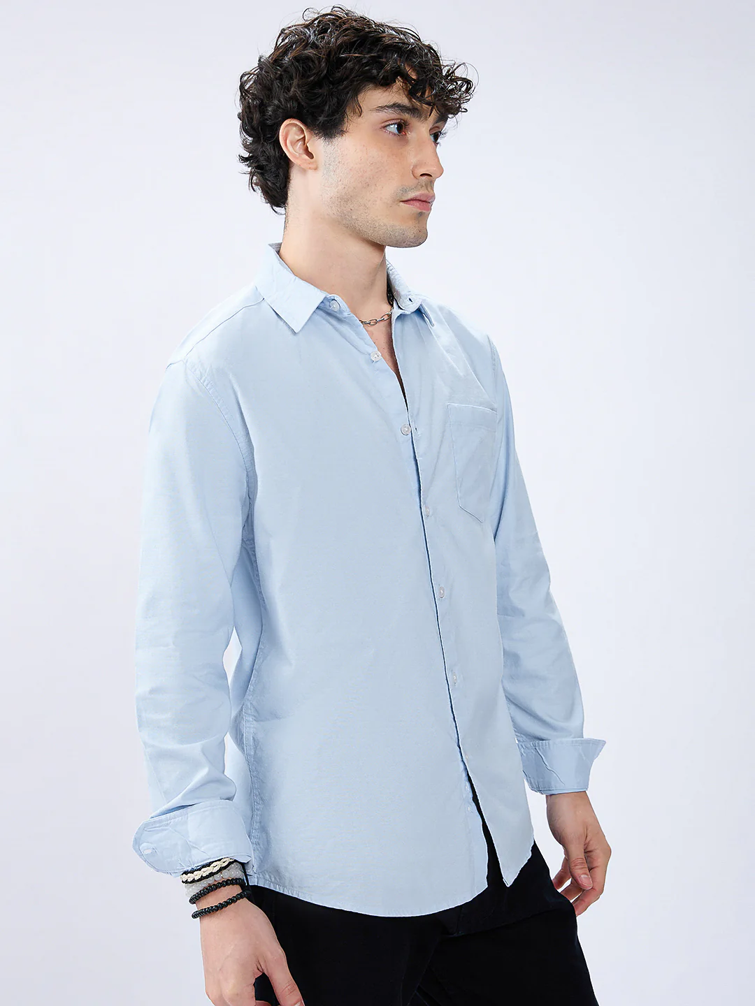 Ice Mist Office Classic Oxford Shirt - Image 5