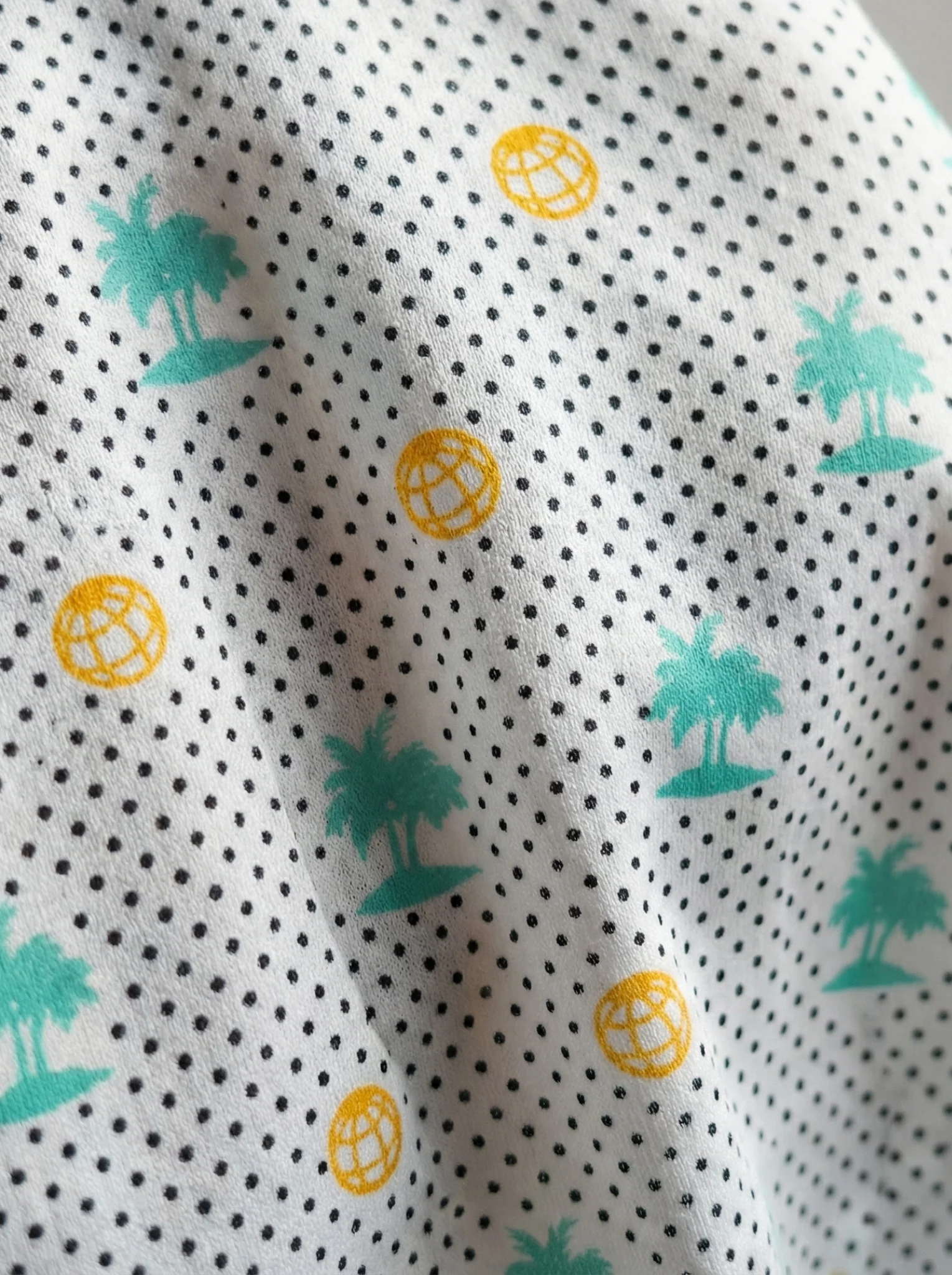 Indigo Dye Geometric & Island Vibe Basketball Print Boxers - Image 10