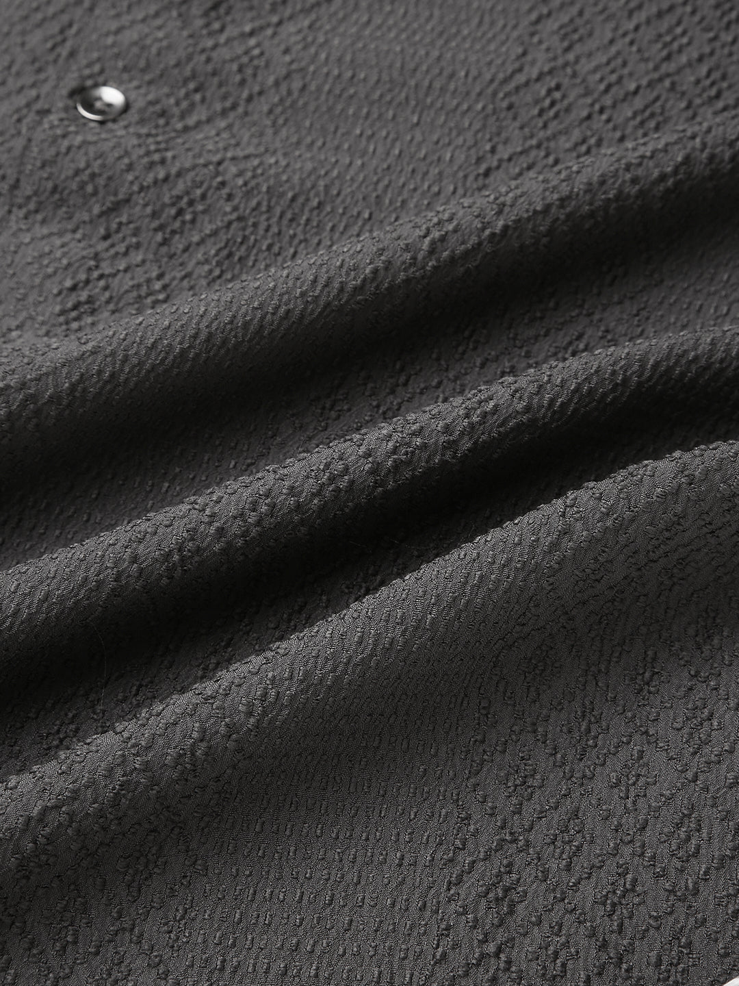 Intricate Diamond Textured Olive Shirt - Image 9
