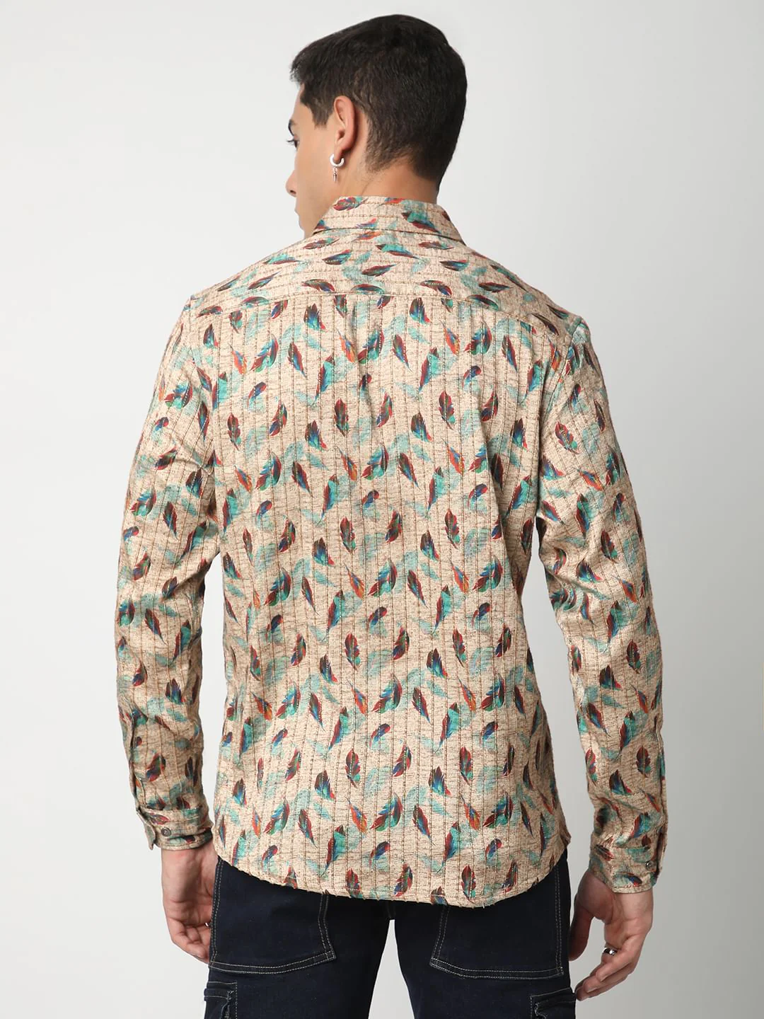 Jamboree Feathery Striped Shirt - Image 6