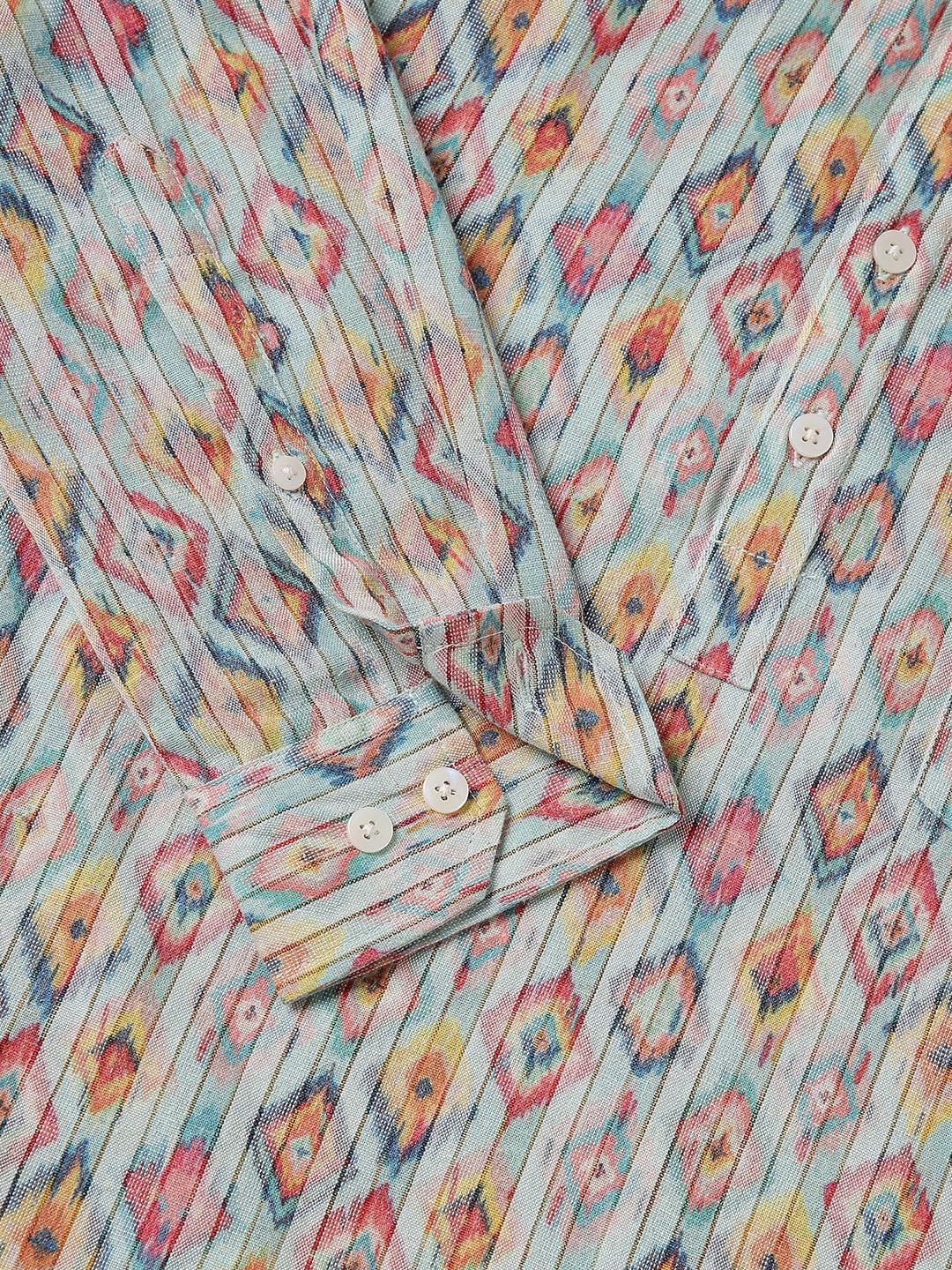 Jazzy Ikat Printed Kurta - Image 3