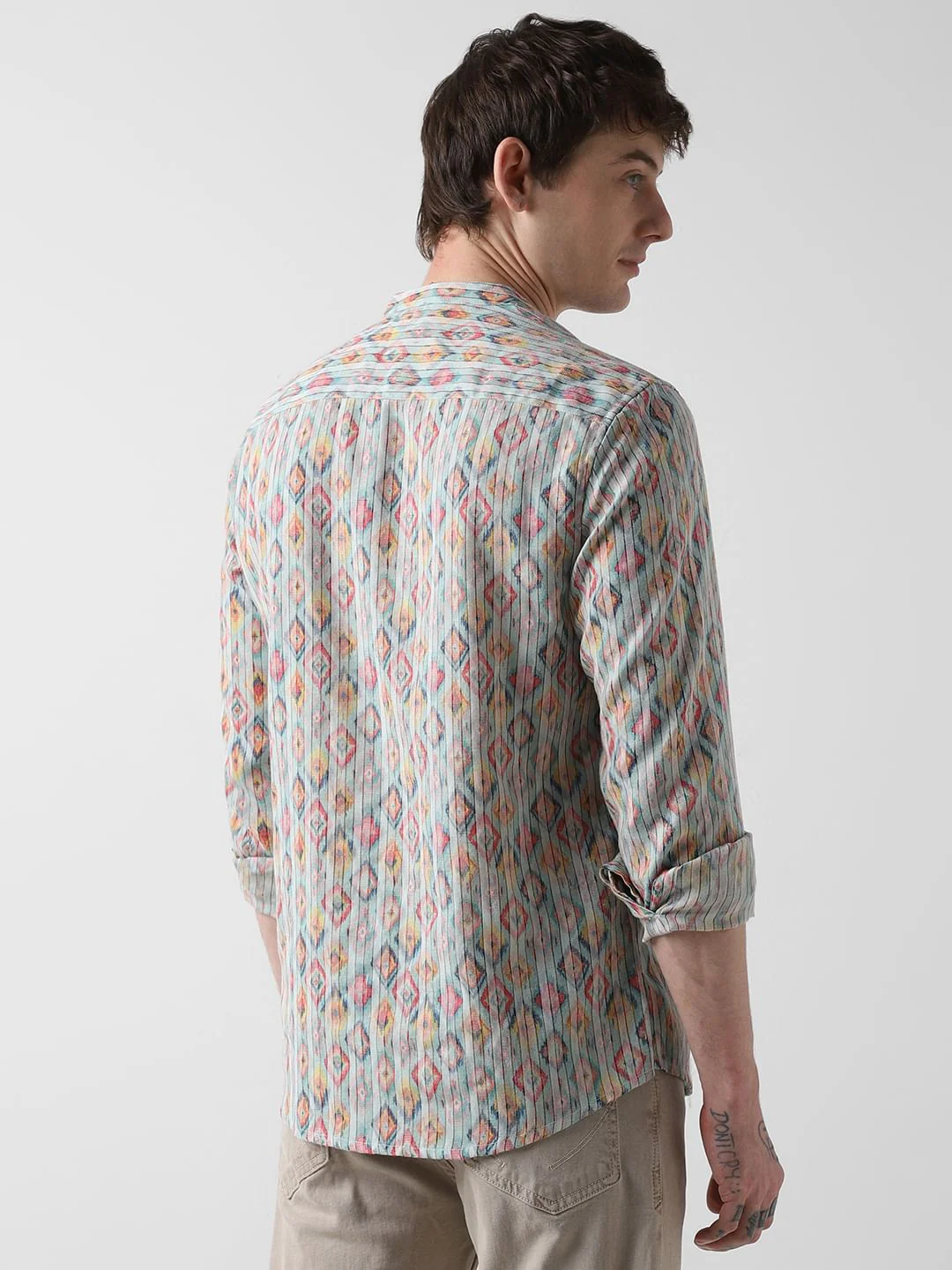 Jazzy Ikat Printed Kurta - Image 7